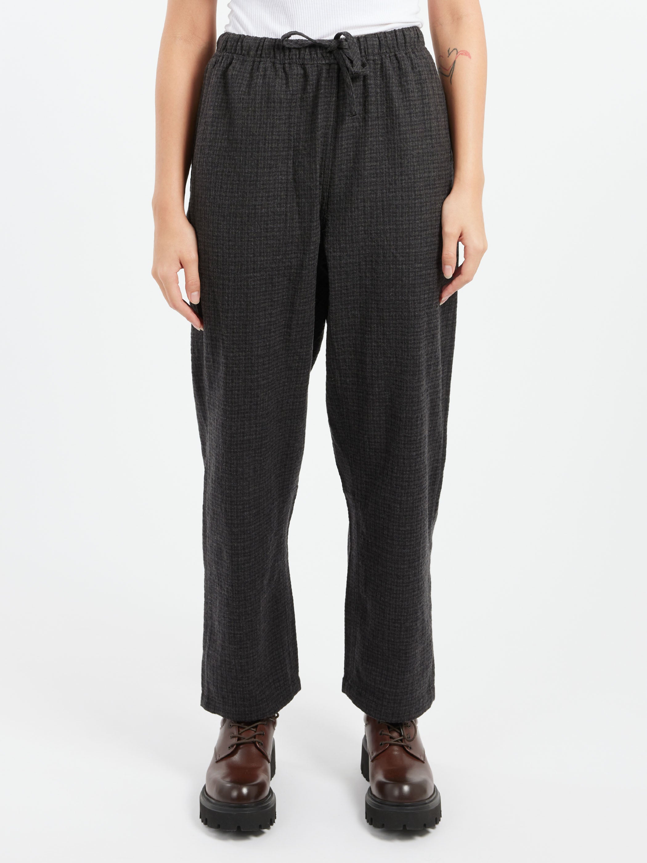 Suki Seersucker Check Trousers