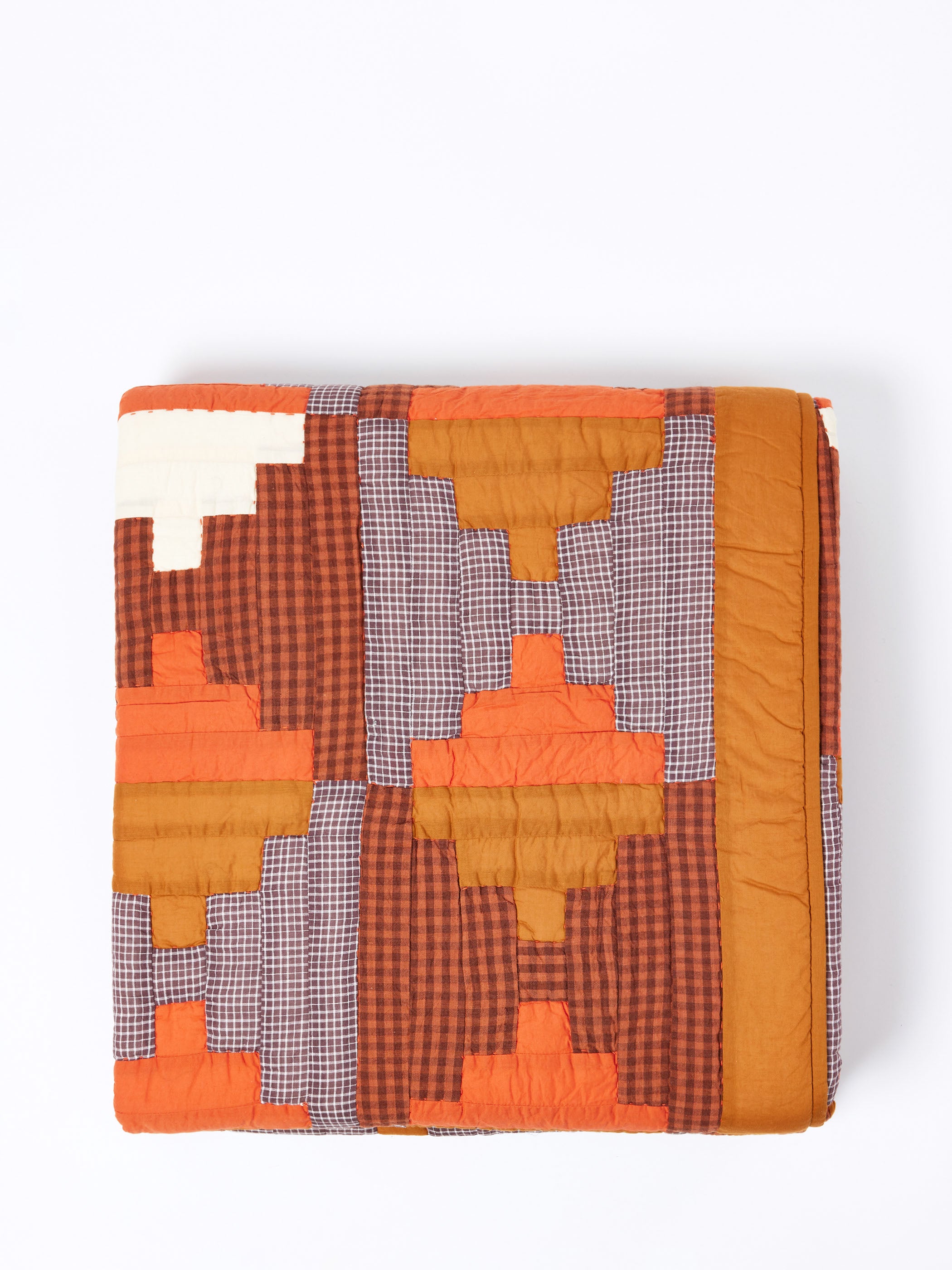 Stacked Check Patchwork Quilt