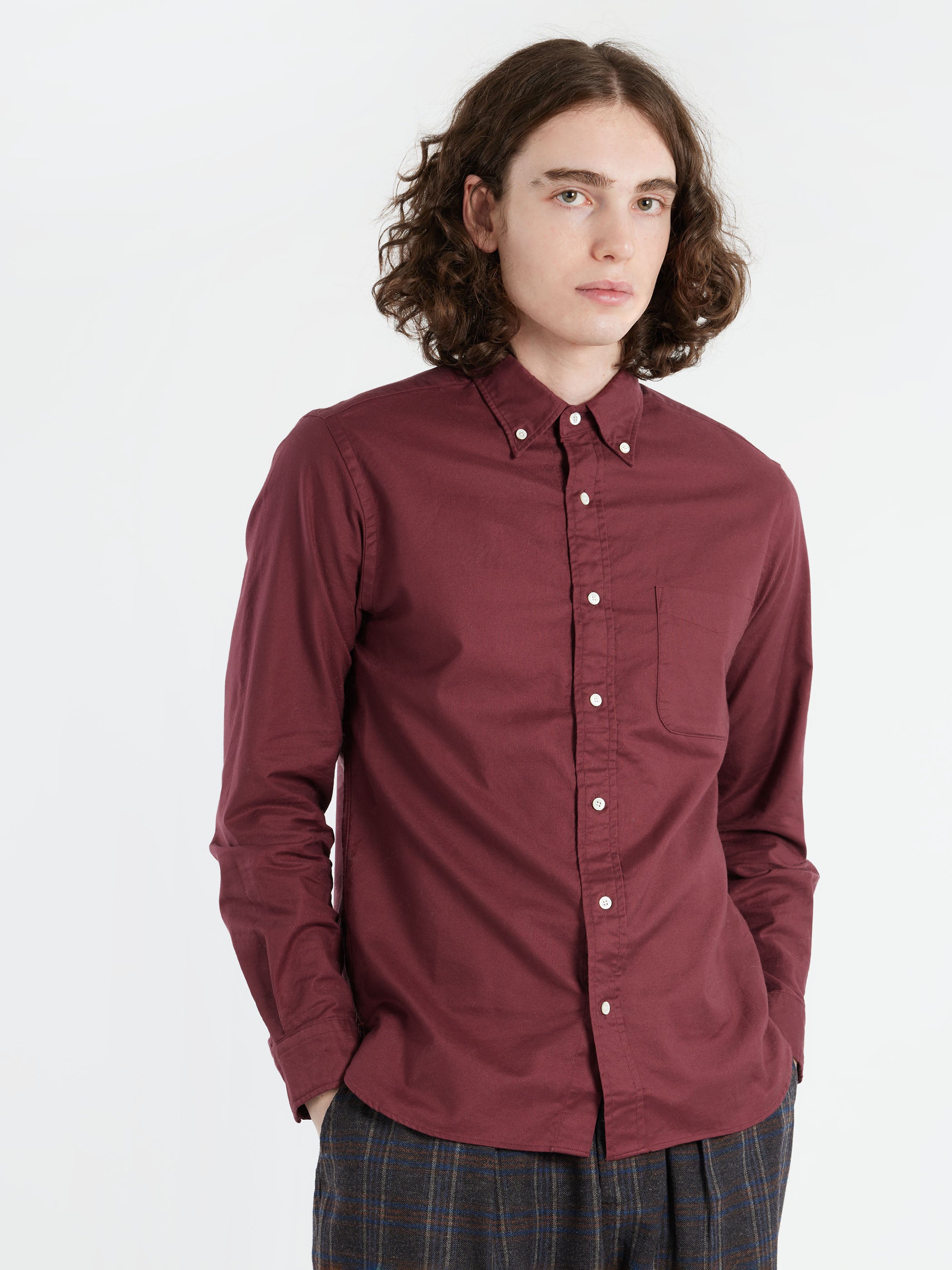 Colour Oxford Button Down Shirt