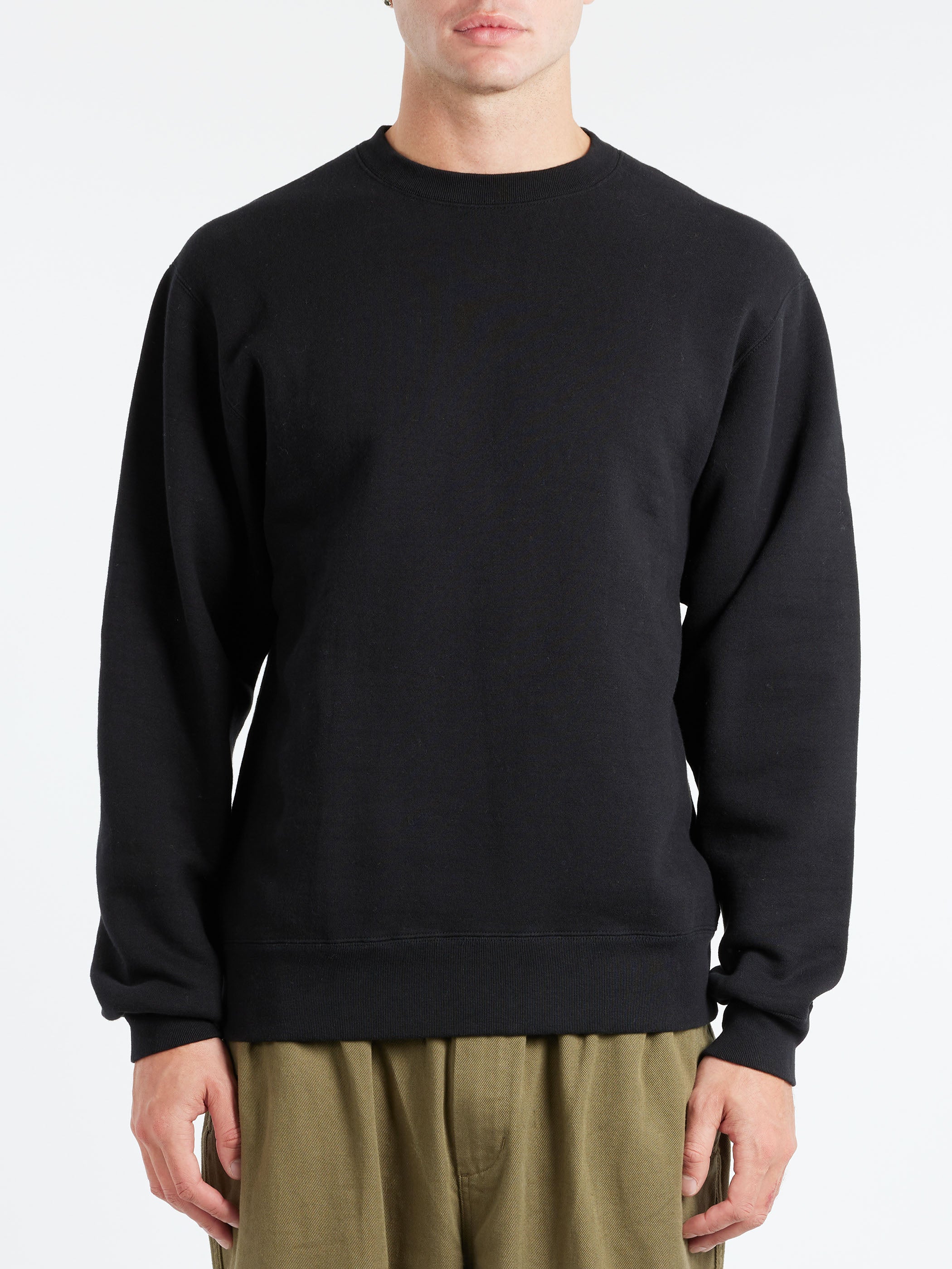 Raised Back Crewneck Sweatshirt