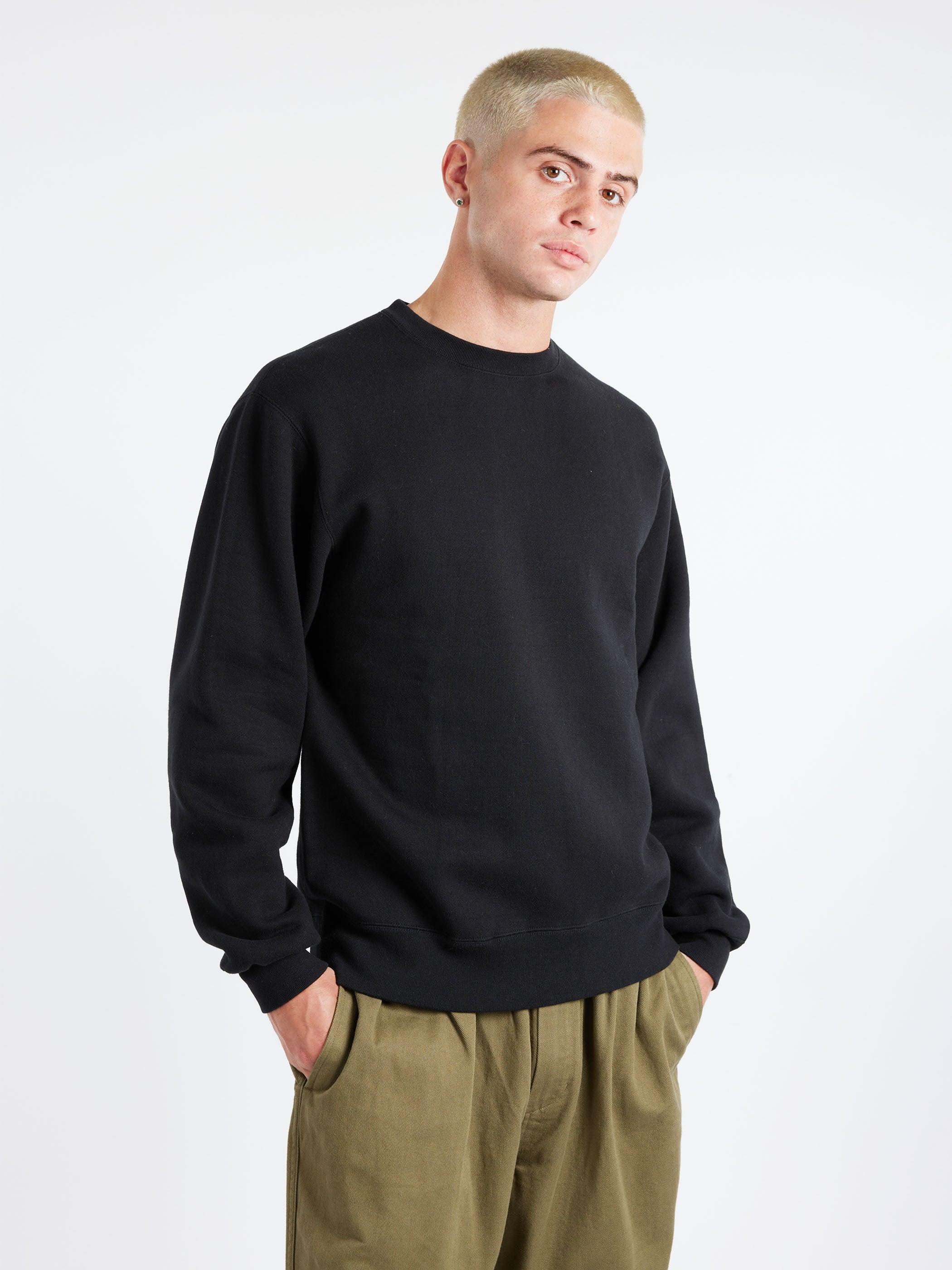 Raised Back Crewneck Sweatshirt