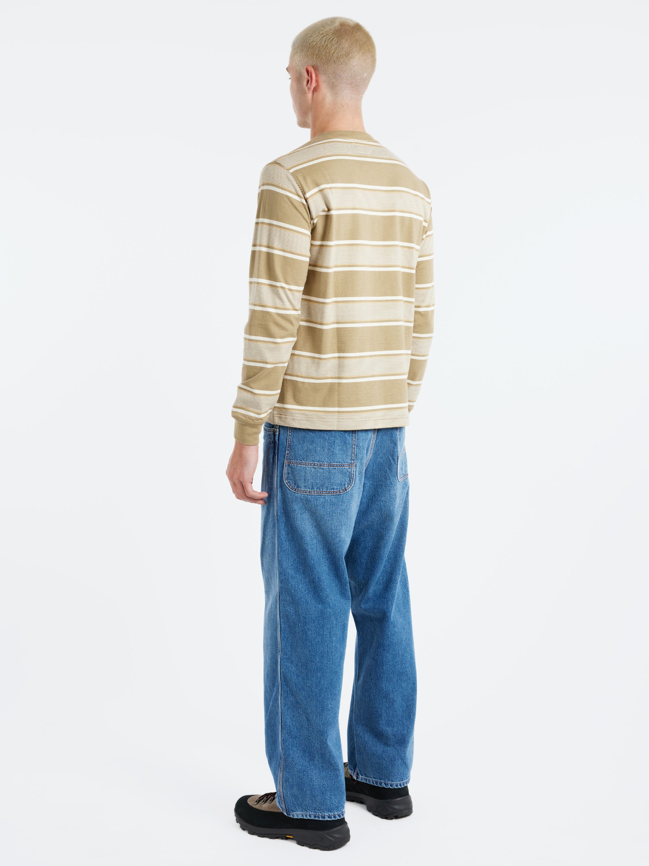 Wide Stripe Pocket Tee