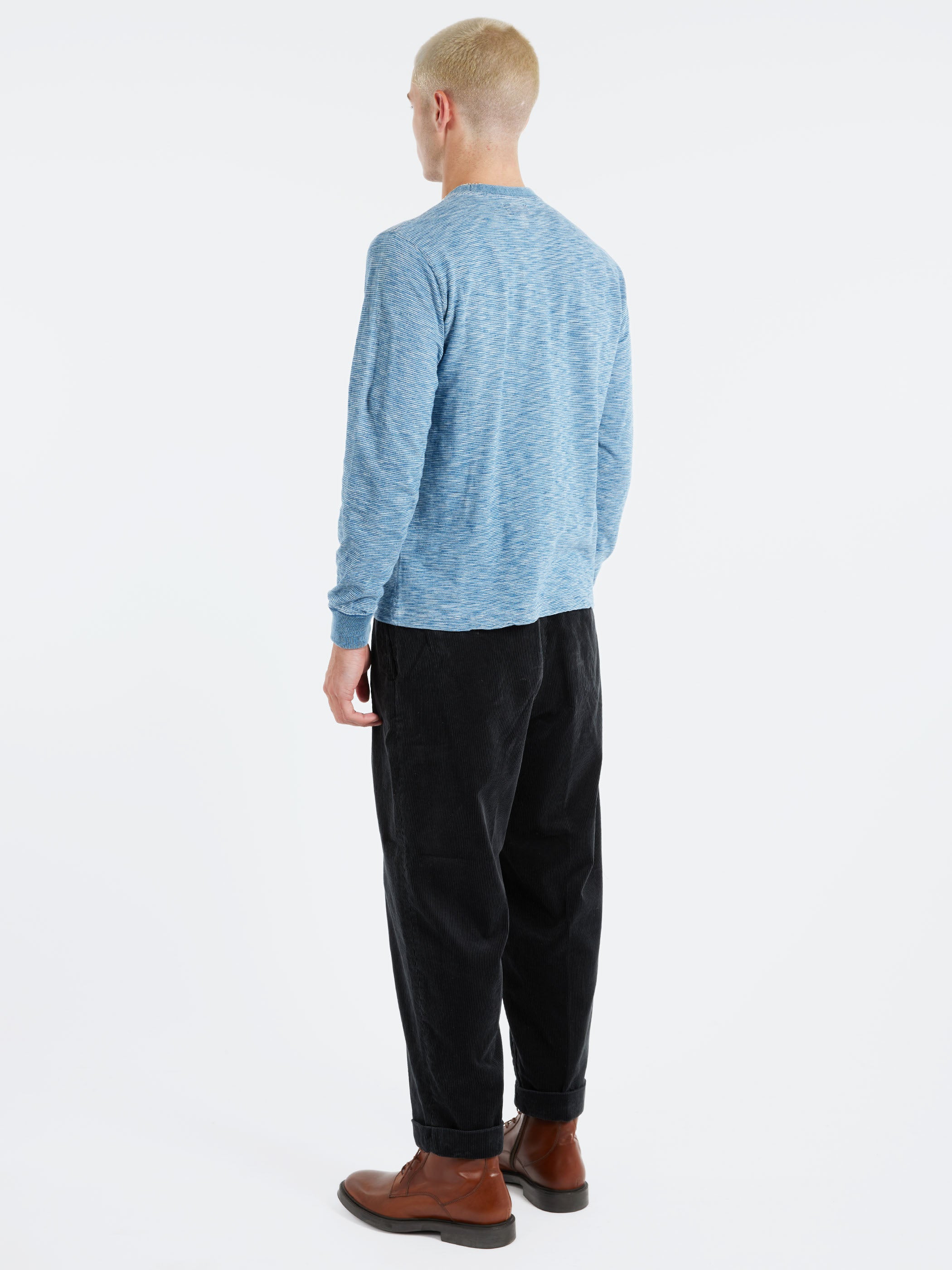 Indigo Slub Yarn Pocket Tee