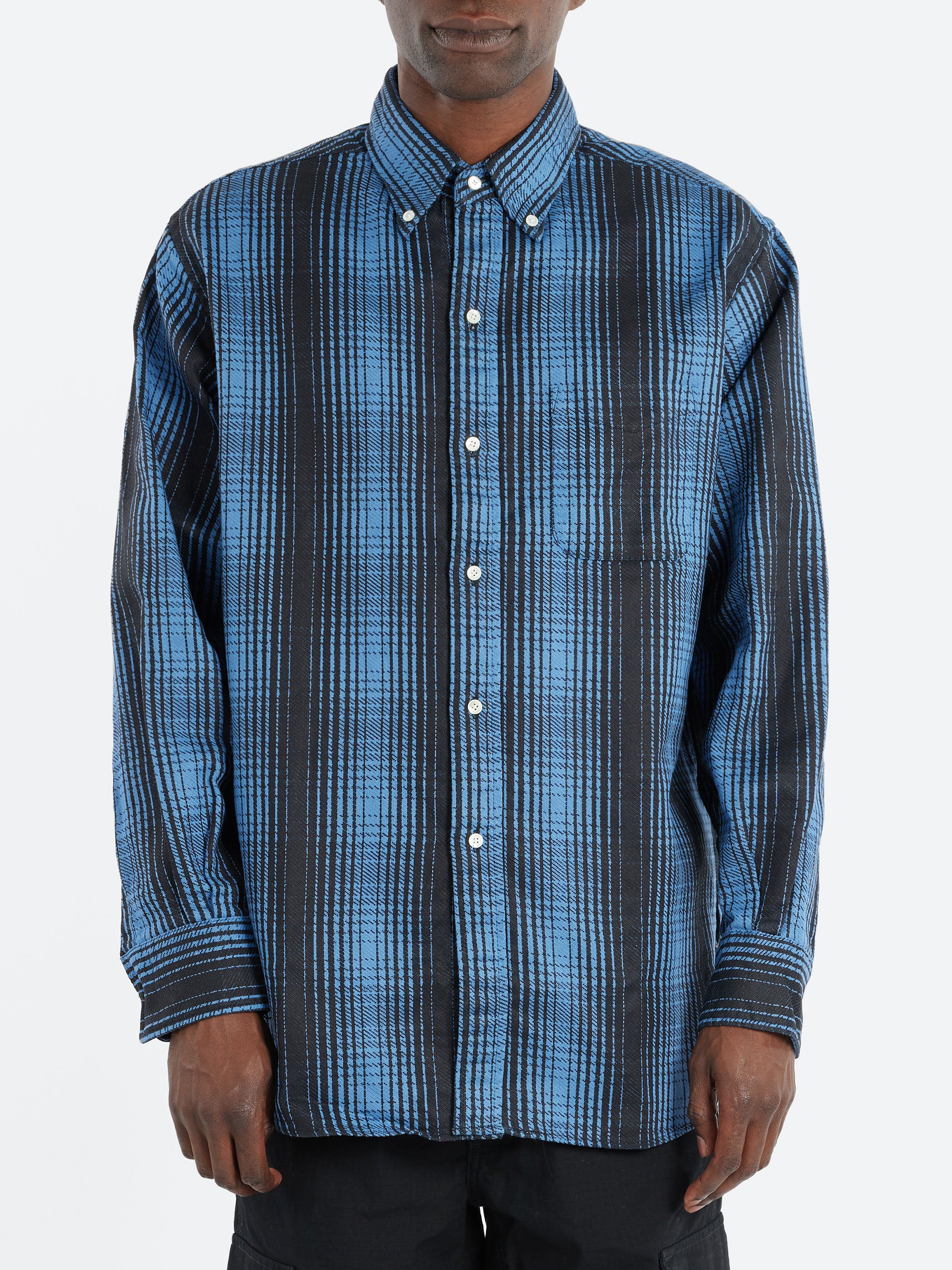 Button-Down Print Flannel Classic Fit