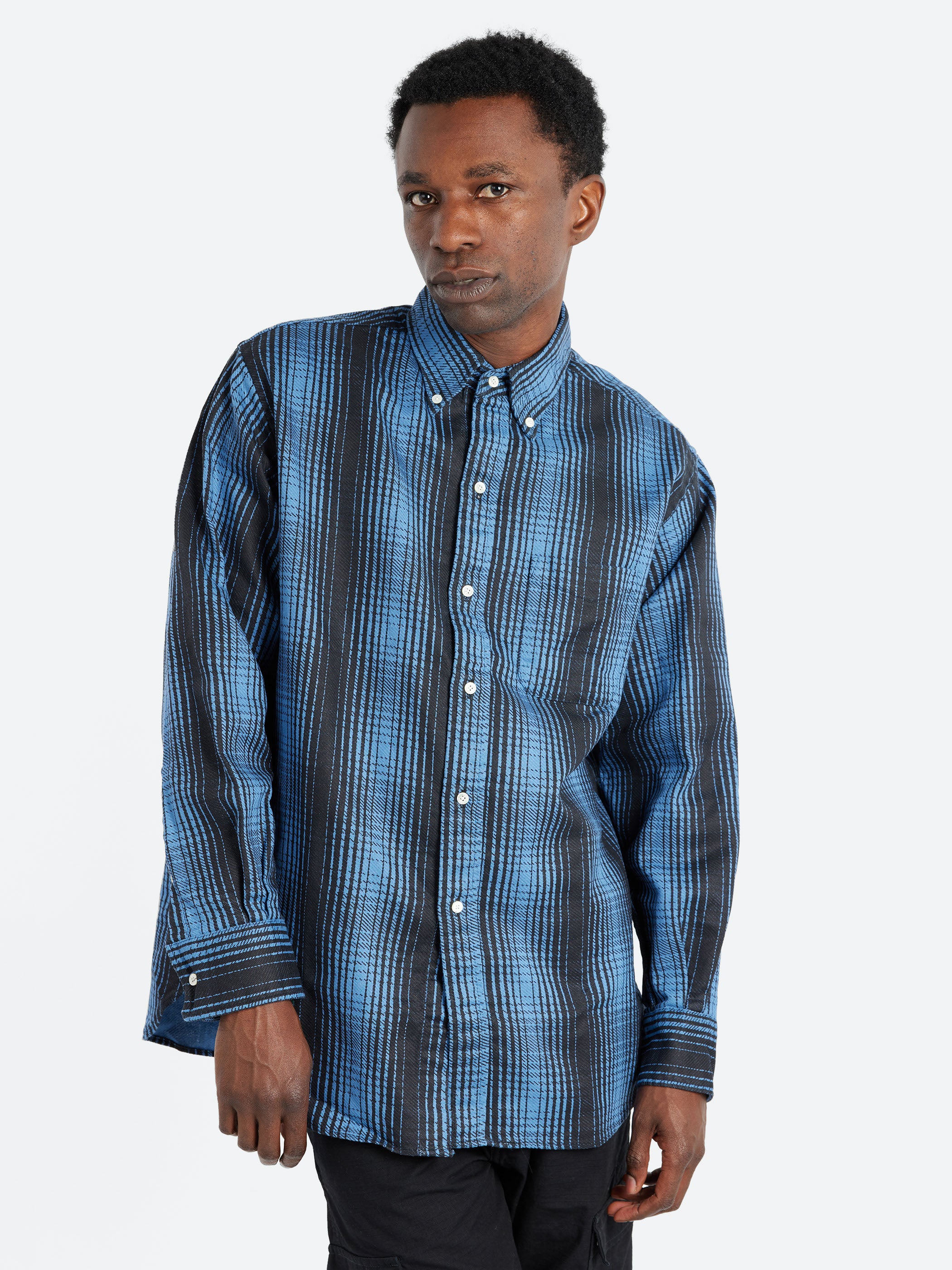 Button-Down Print Flannel Classic Fit