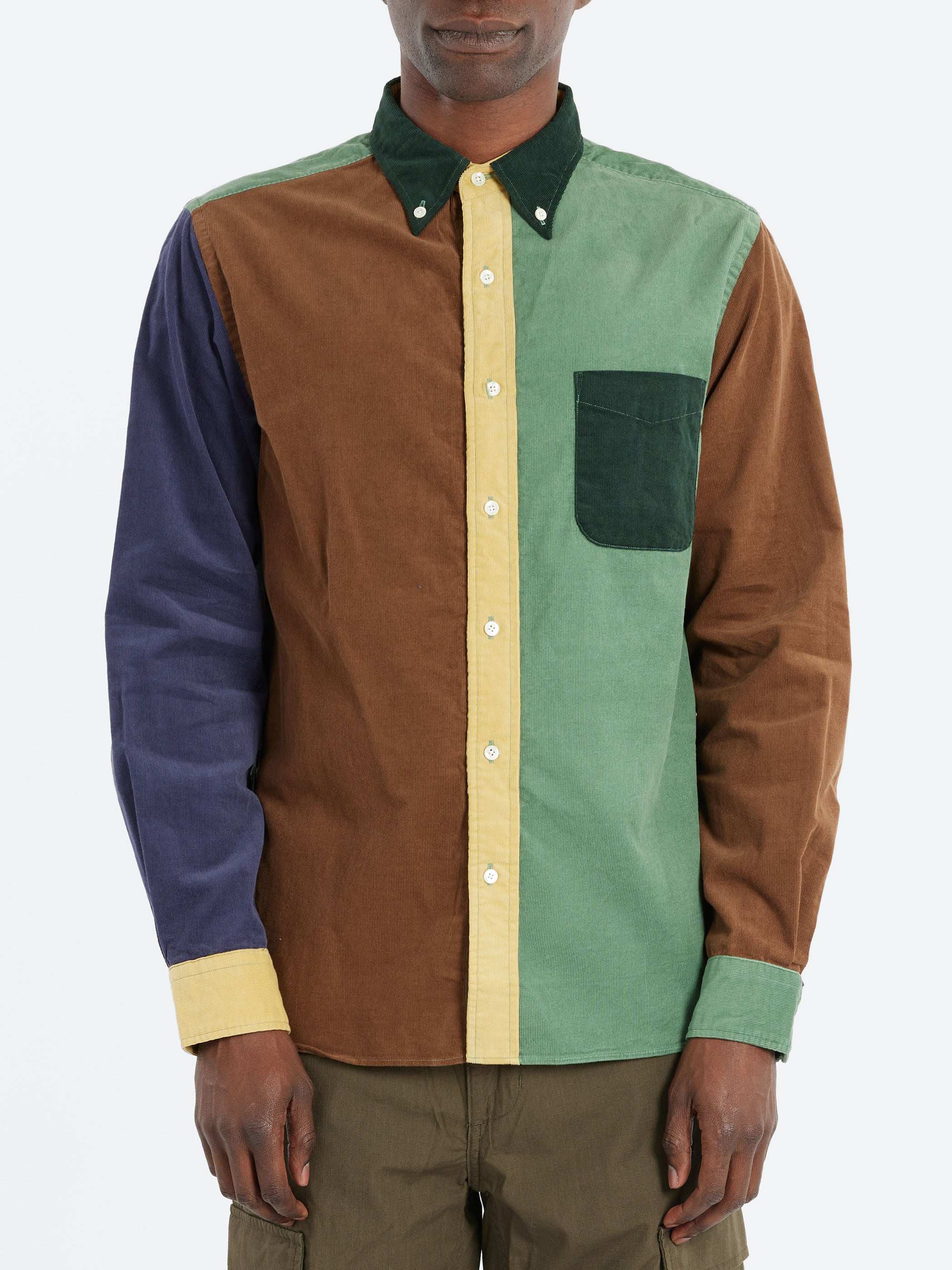 Button-Down Corduroy Panel