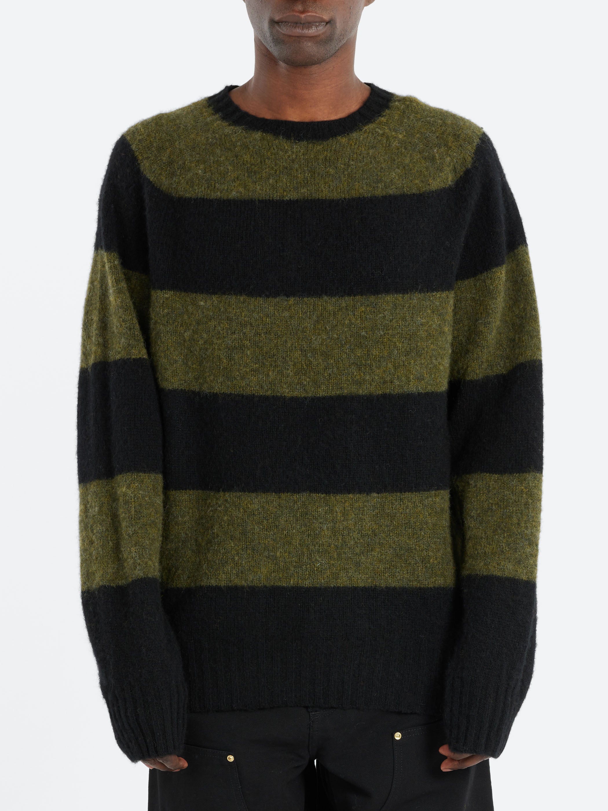 Suedehead Stripe Sweater