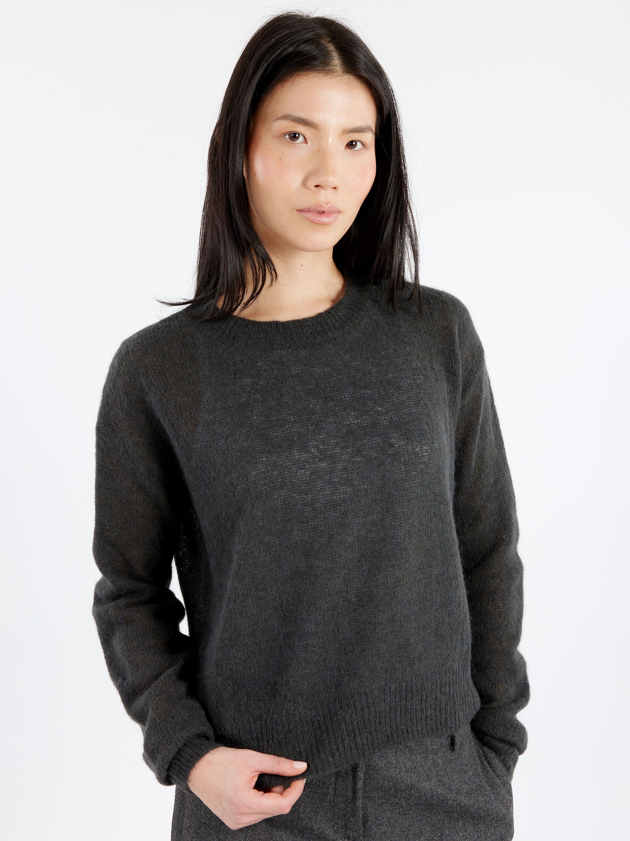 Alpaca Crewneck Sweater