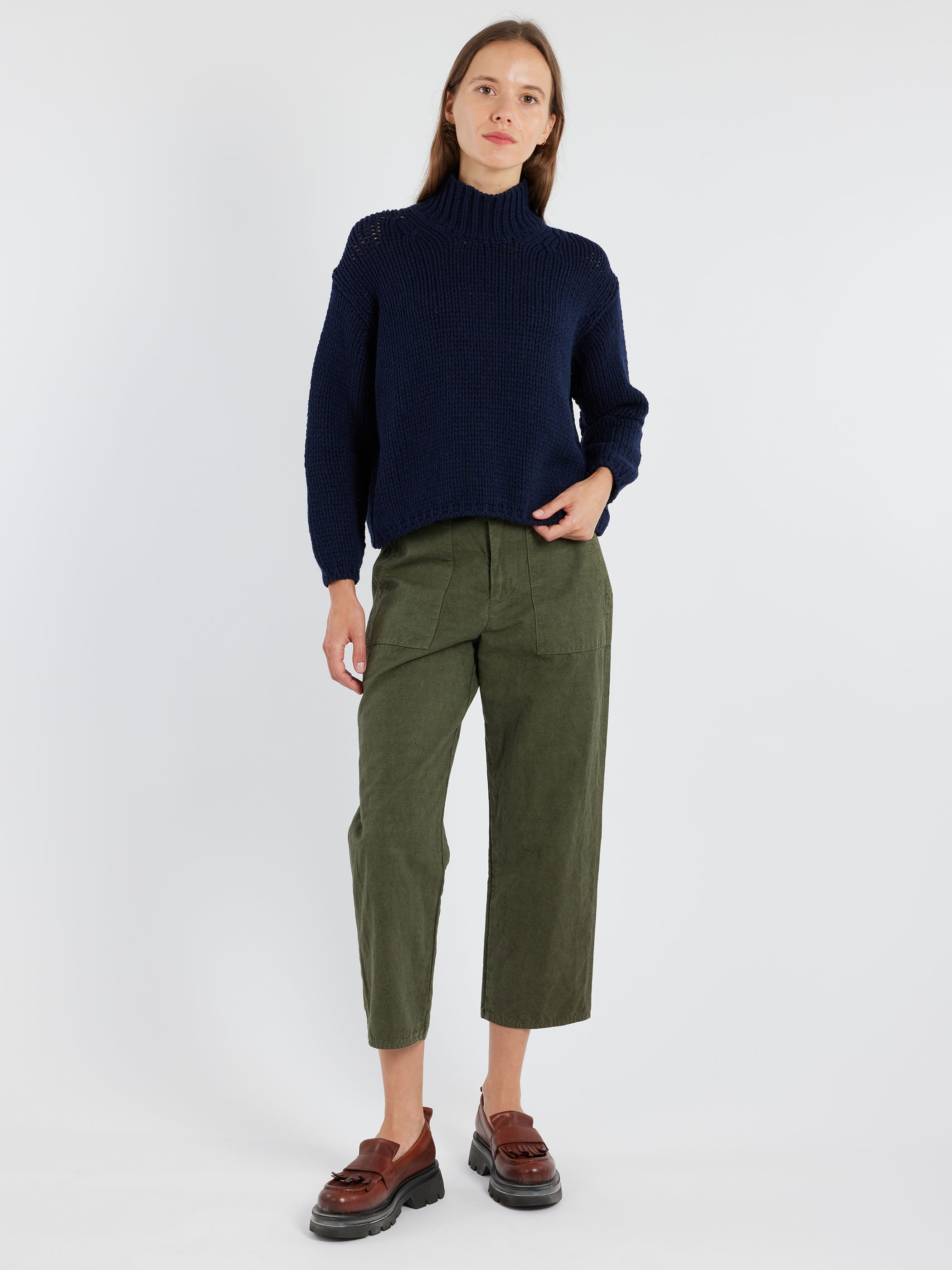 2424 Chunky Cashmere Blend Turtleneck