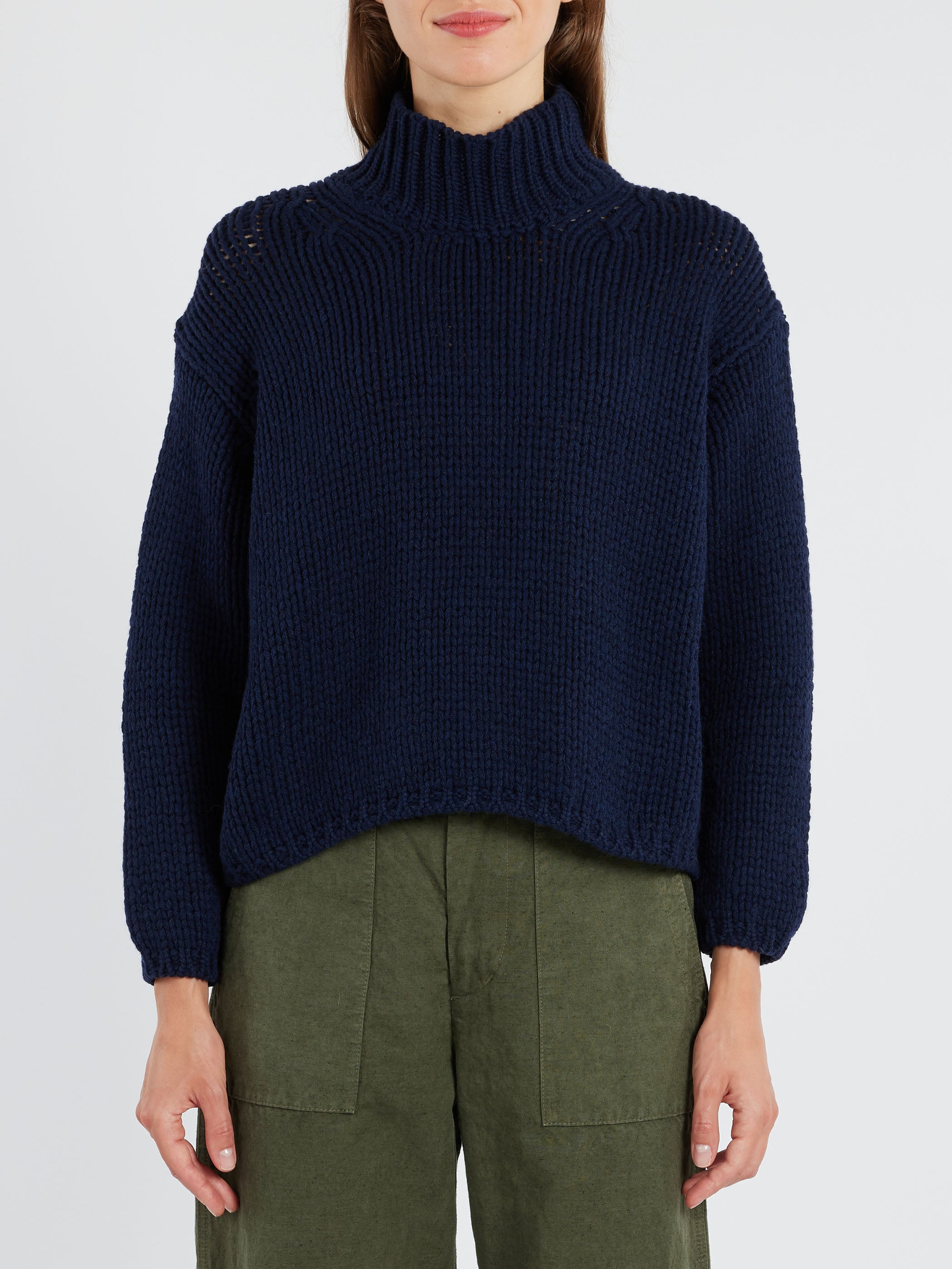 2424 Chunky Cashmere Blend Turtleneck