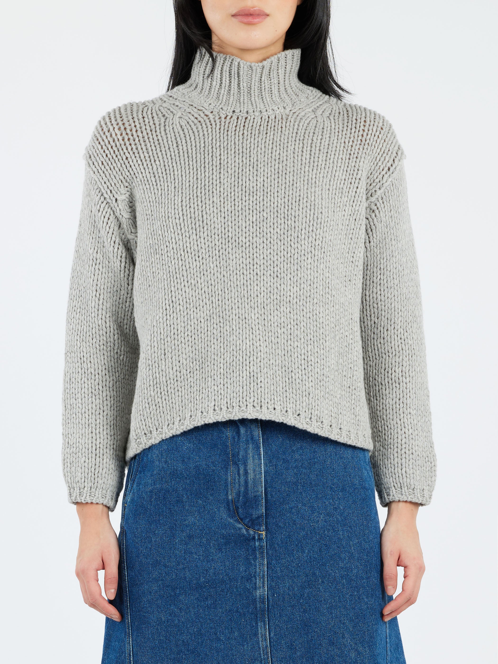 2424 Chunky Cashmere Blend Turtleneck