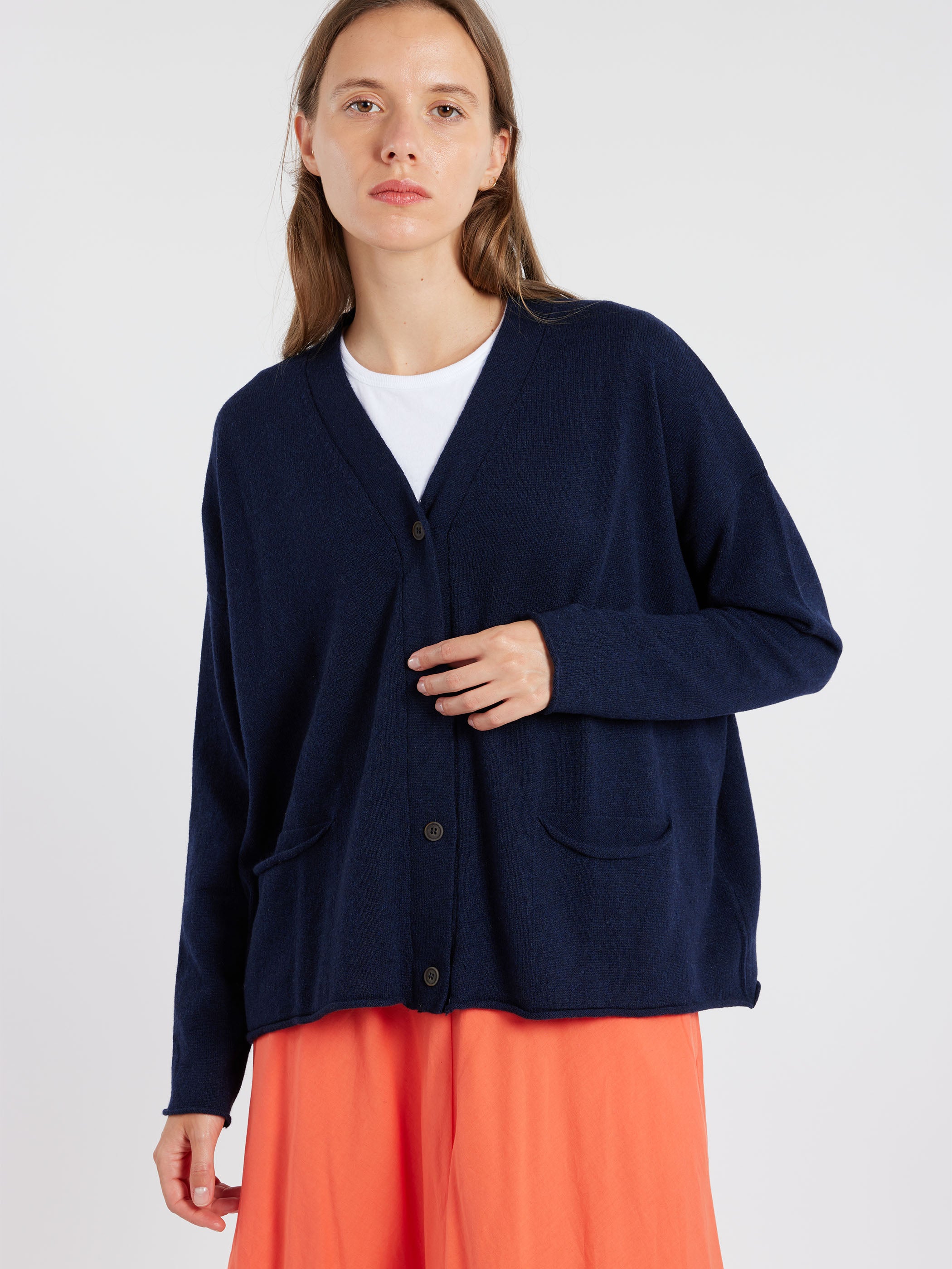 2429 Cashmere Blend Cardigan