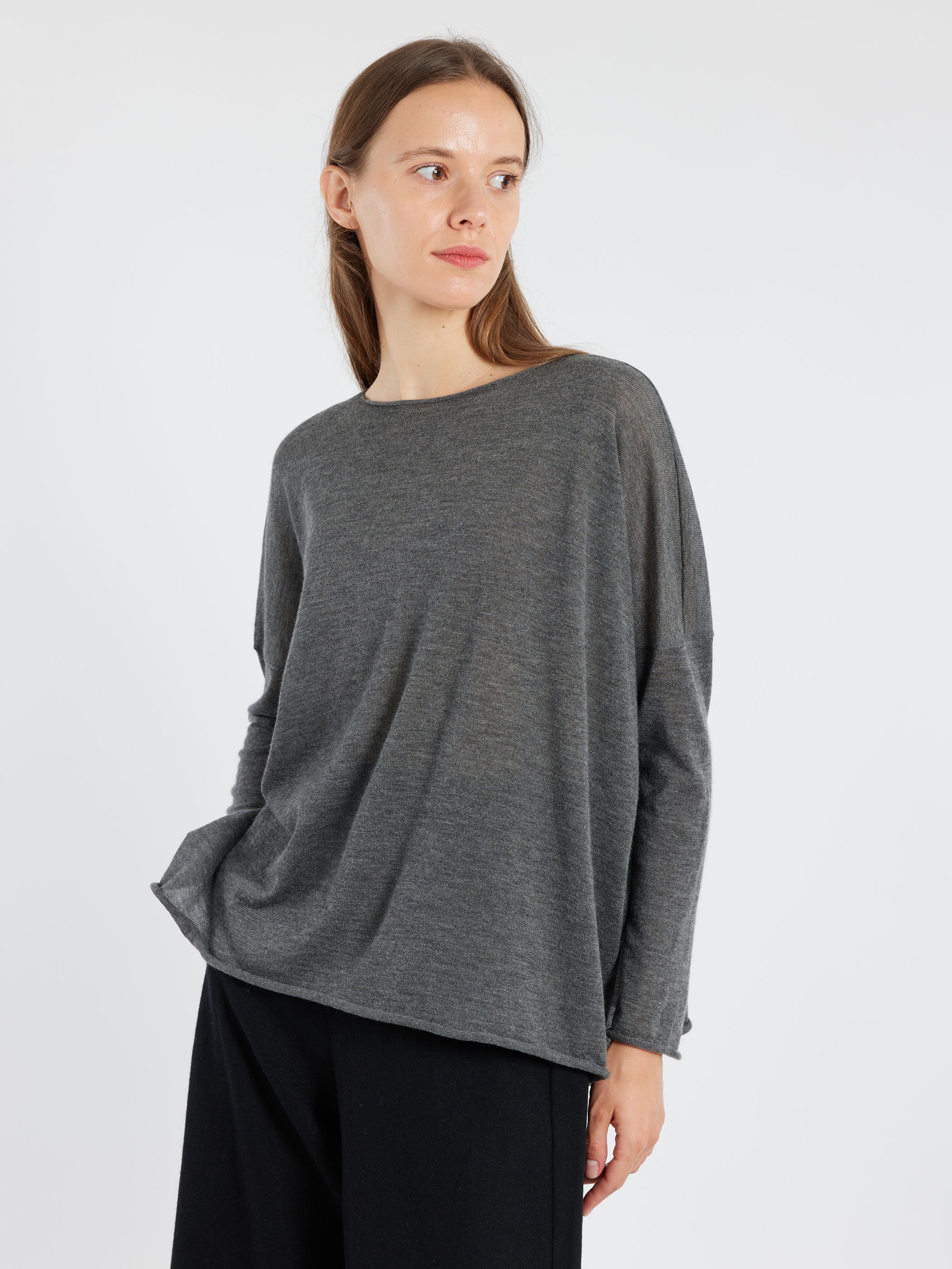 2451 Boat Neck Pullover