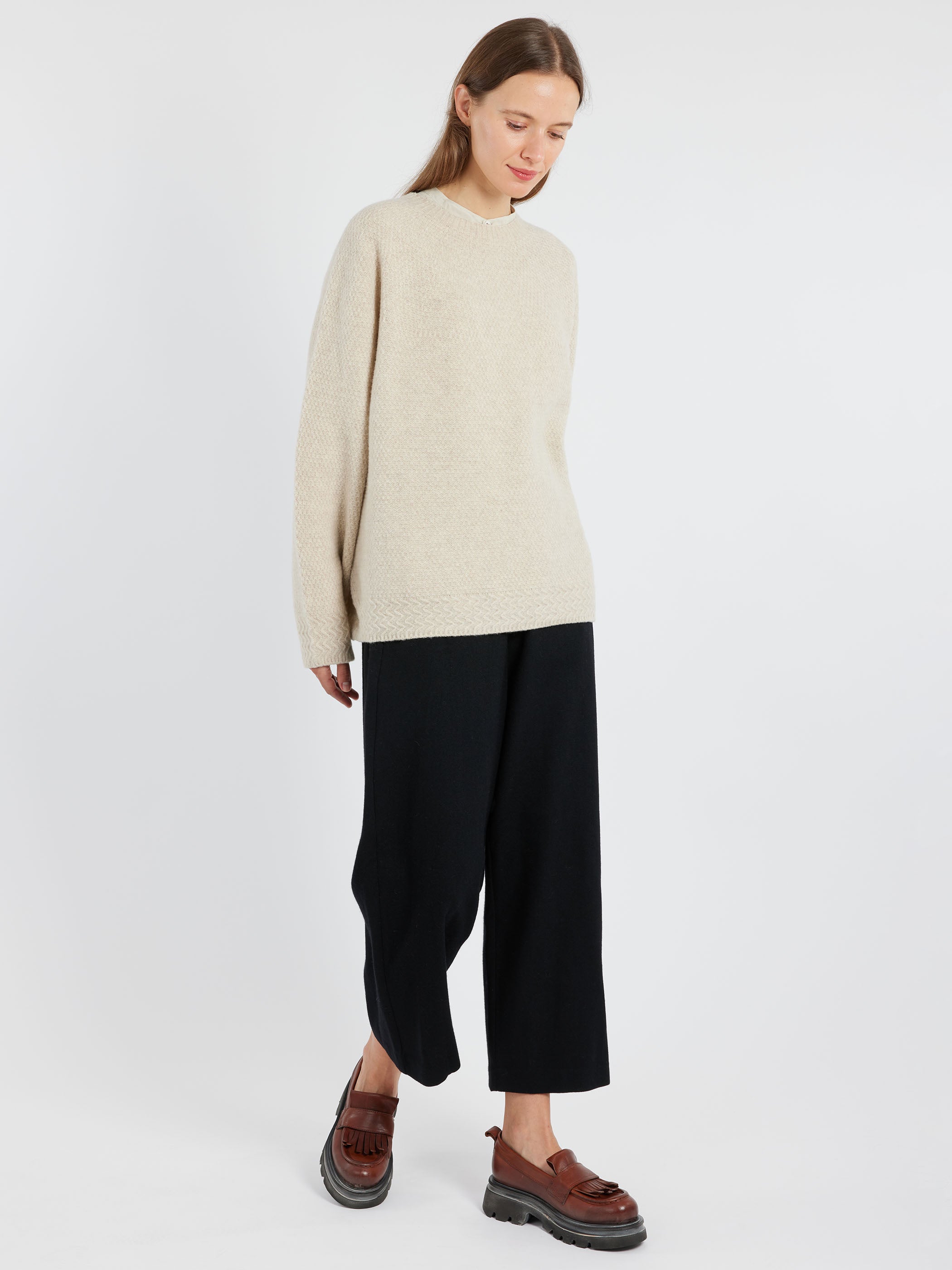 Wool Cashmere Crewneck