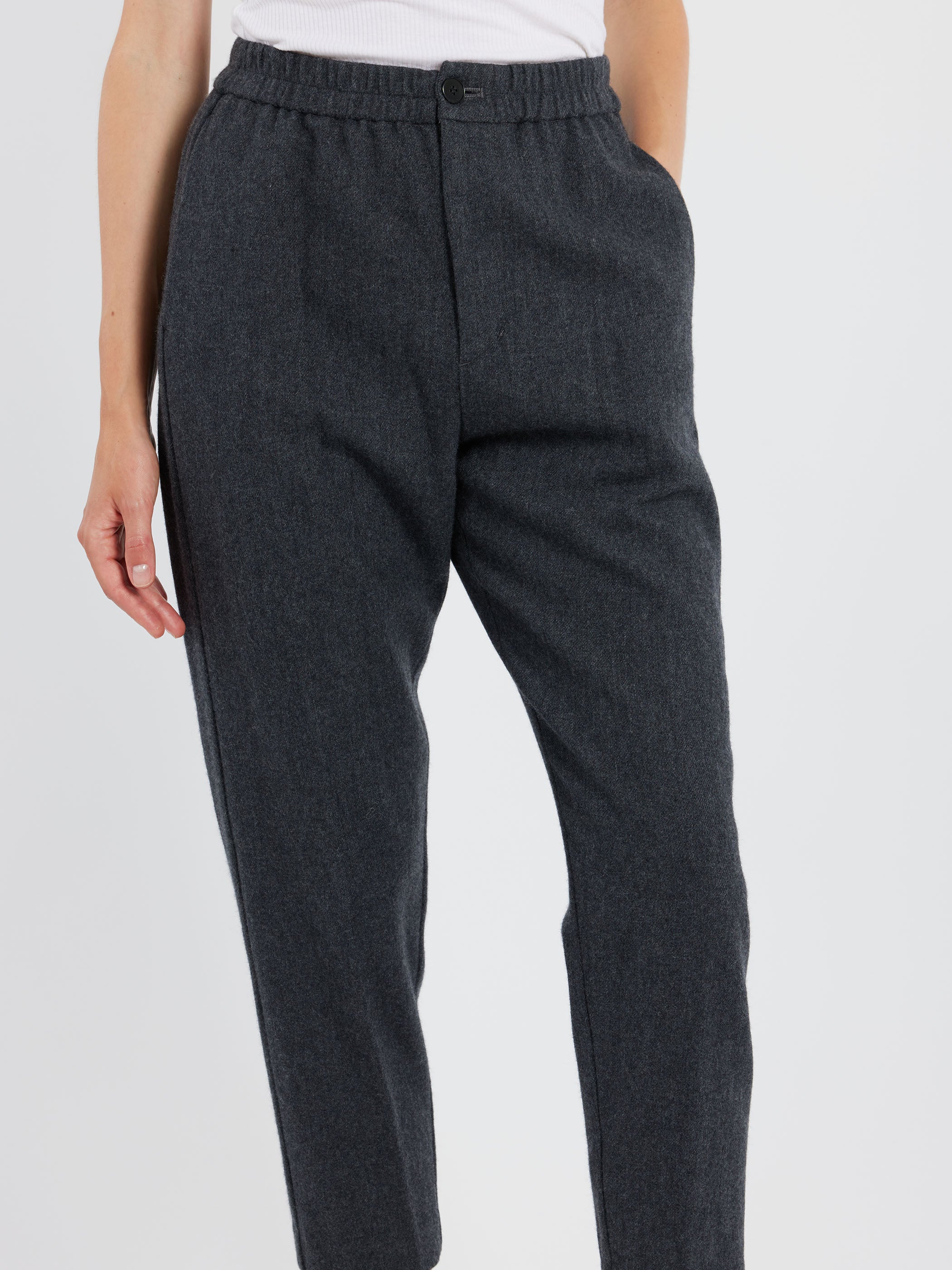 Flannel Taper Pants