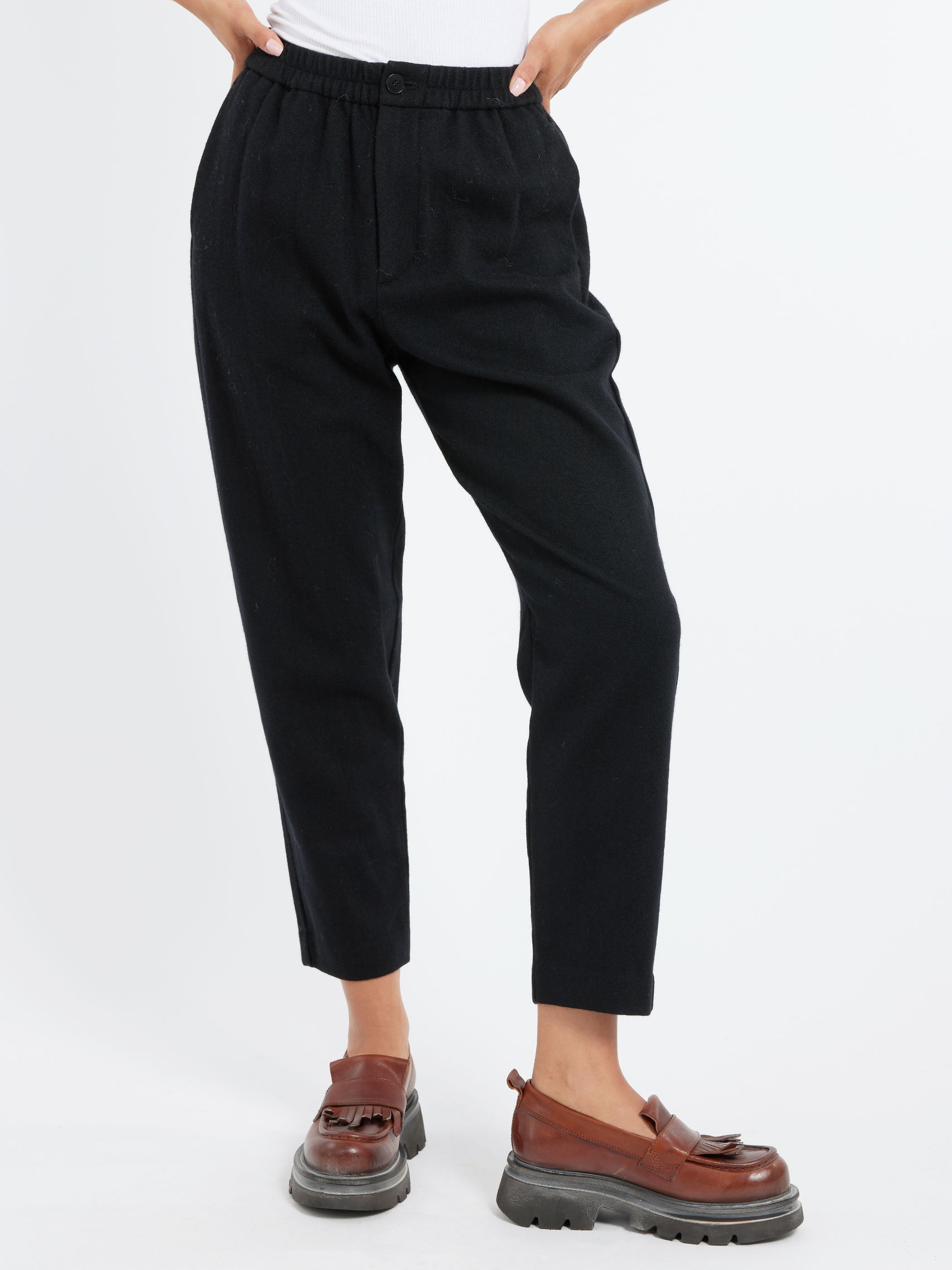 Flannel Taper Pants