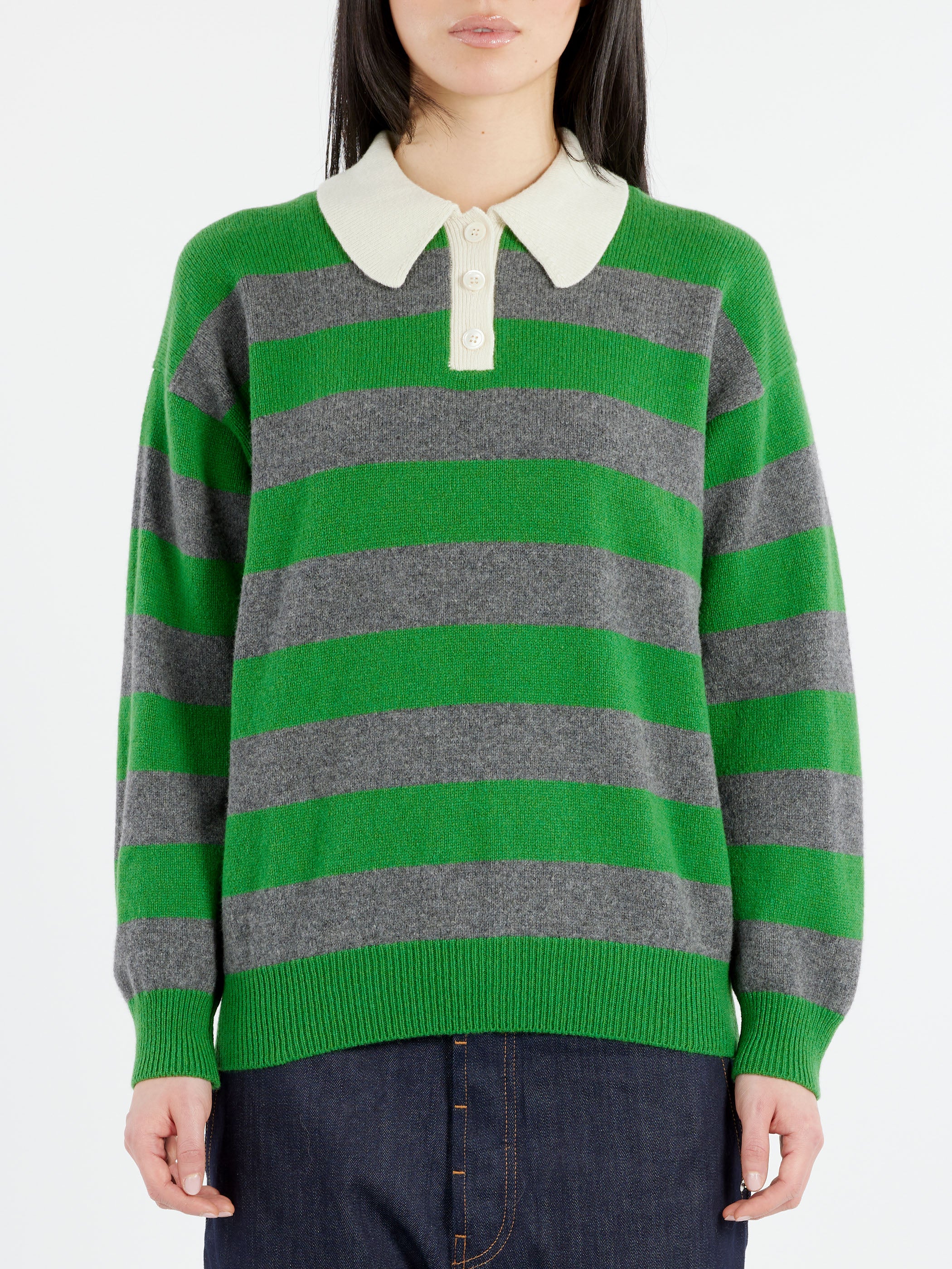 Edith Stripe Polo