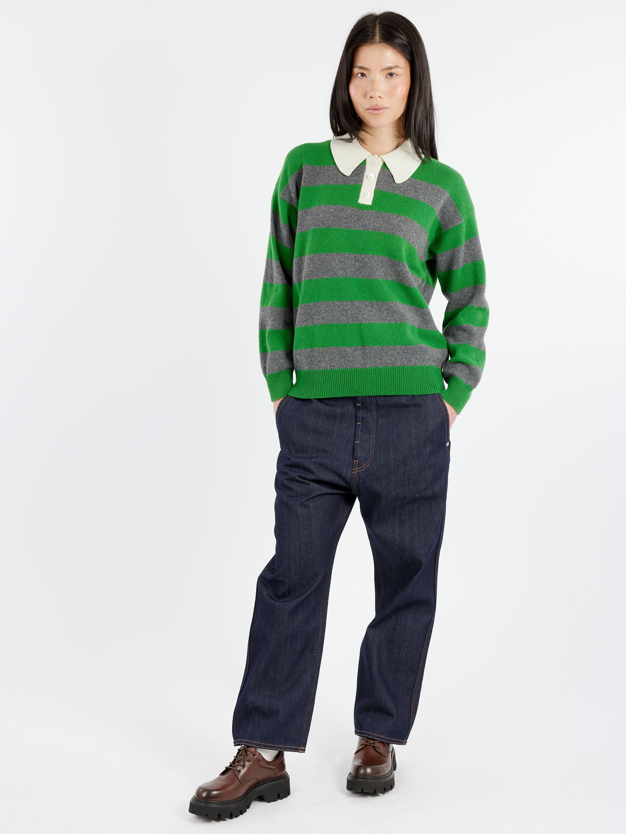 Edith Stripe Polo