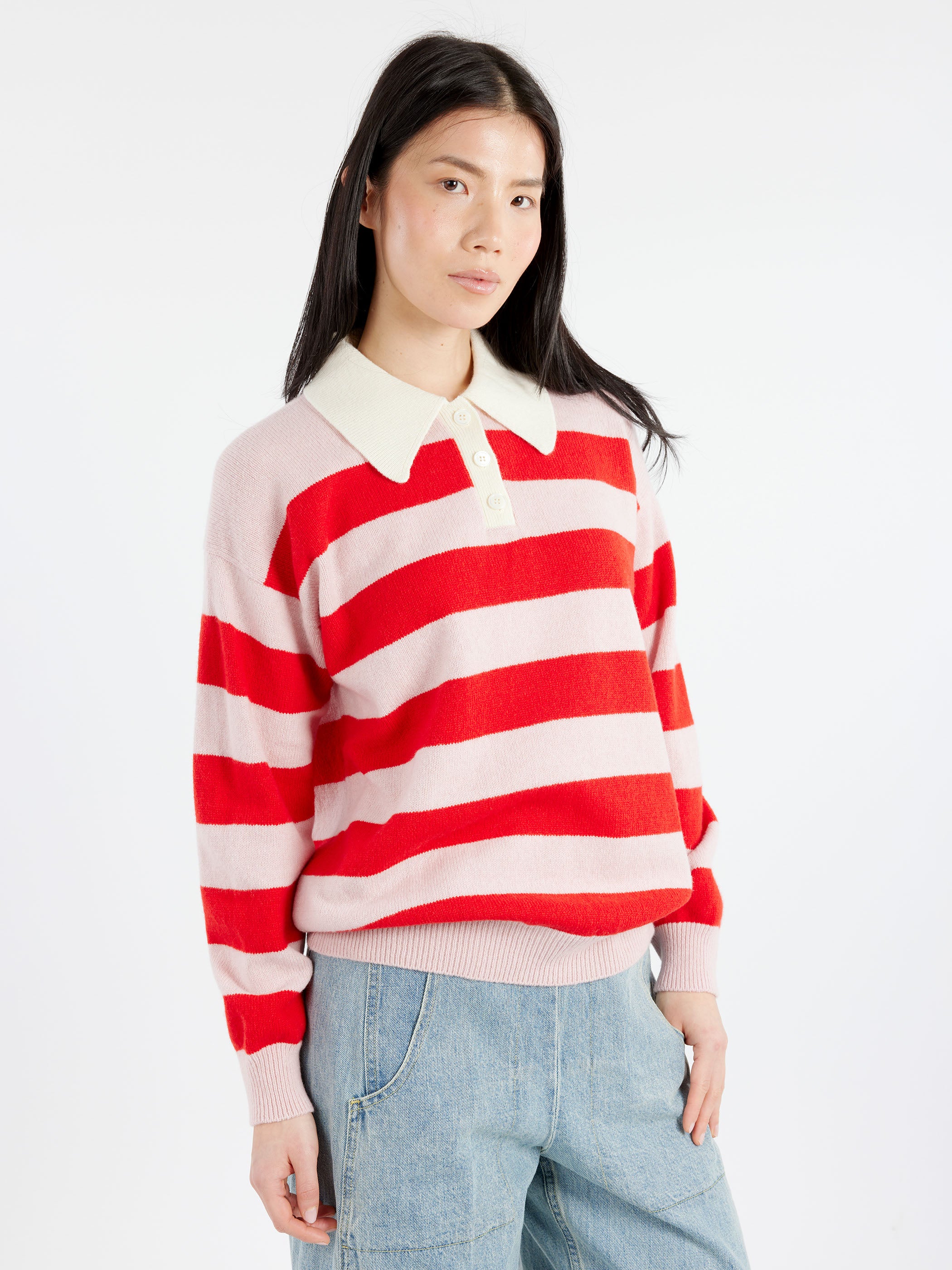 Edith Stripe Polo