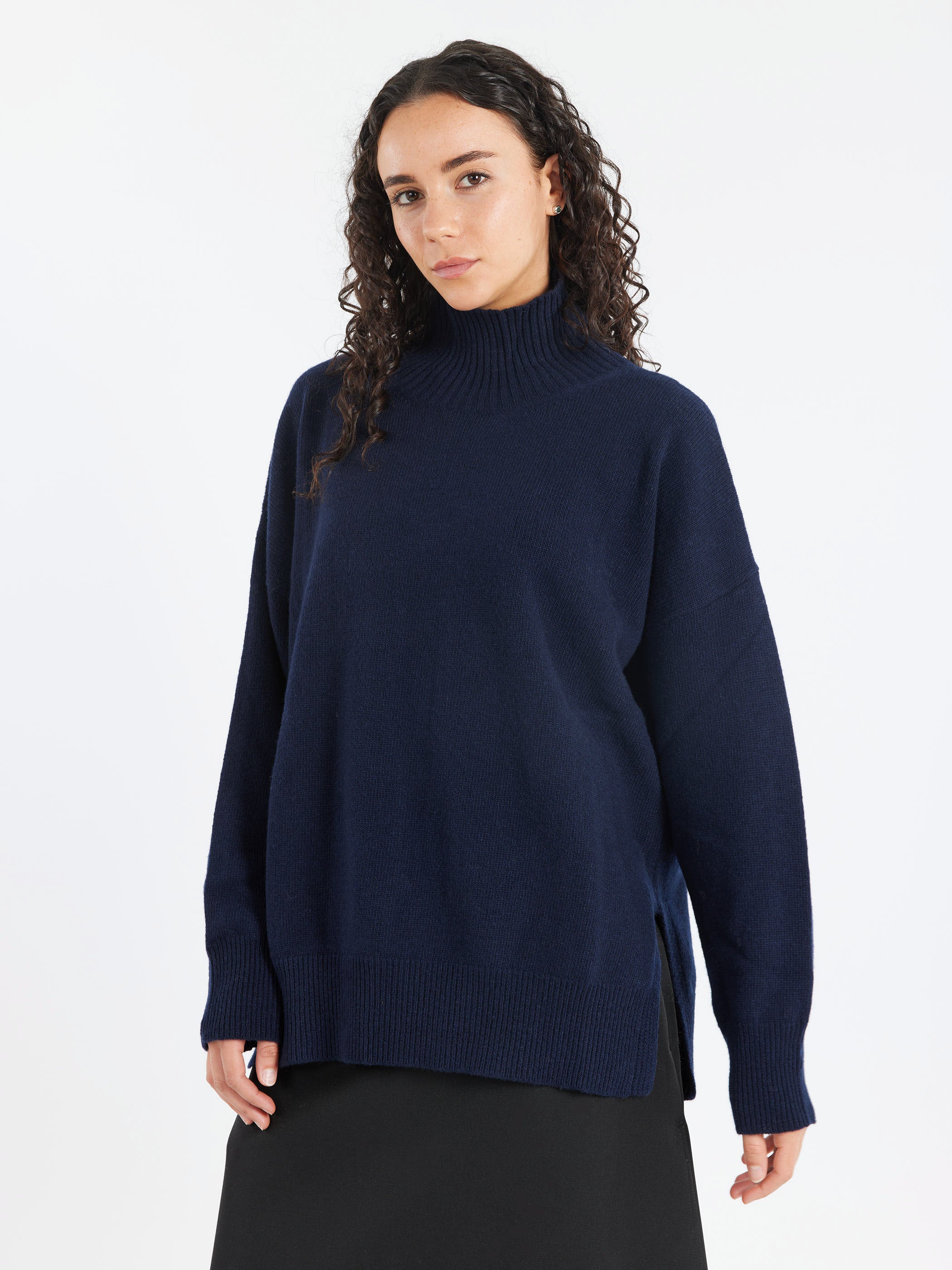 Open Sides Turtleneck