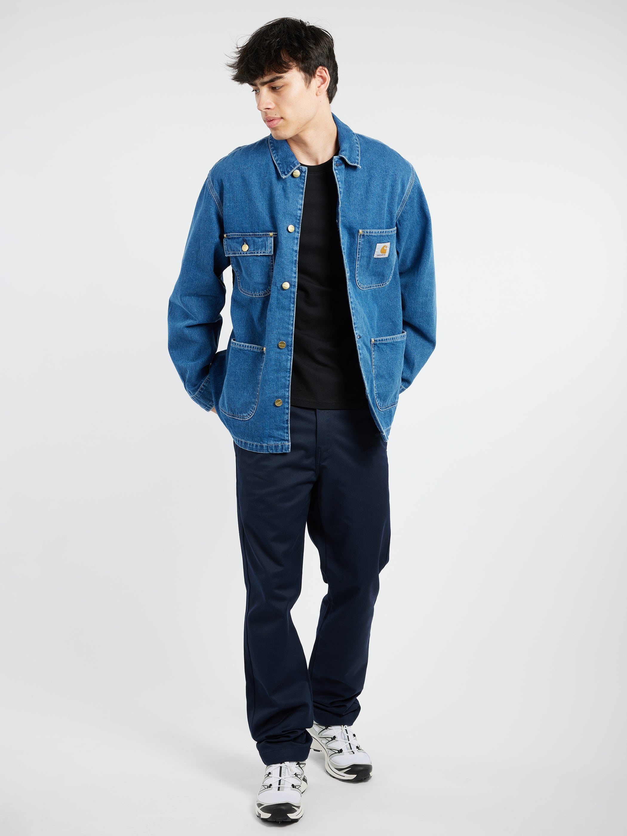 Carhartt WIP OG Chore Coat in Blue gravitypope