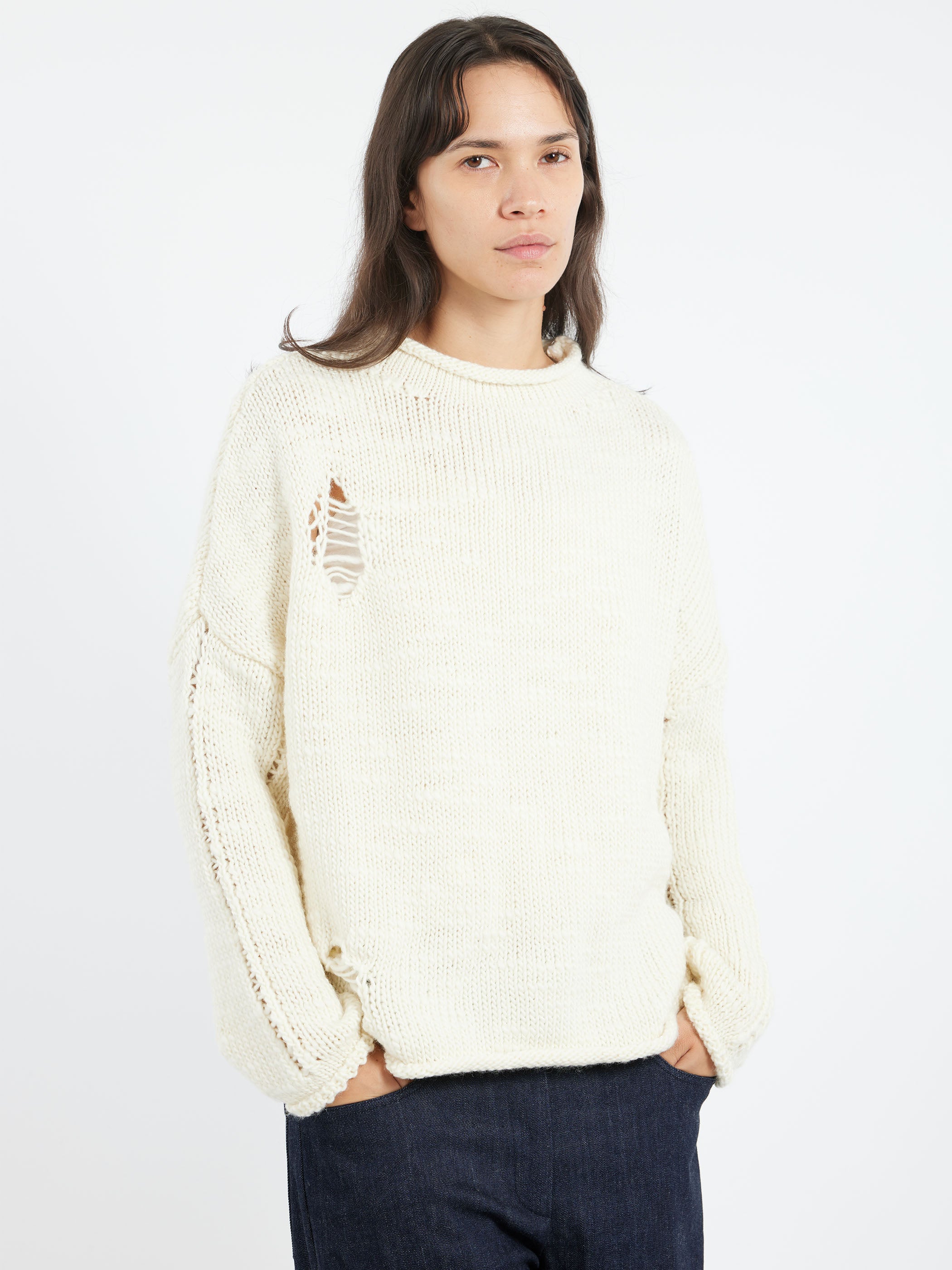 Sweater with Rips