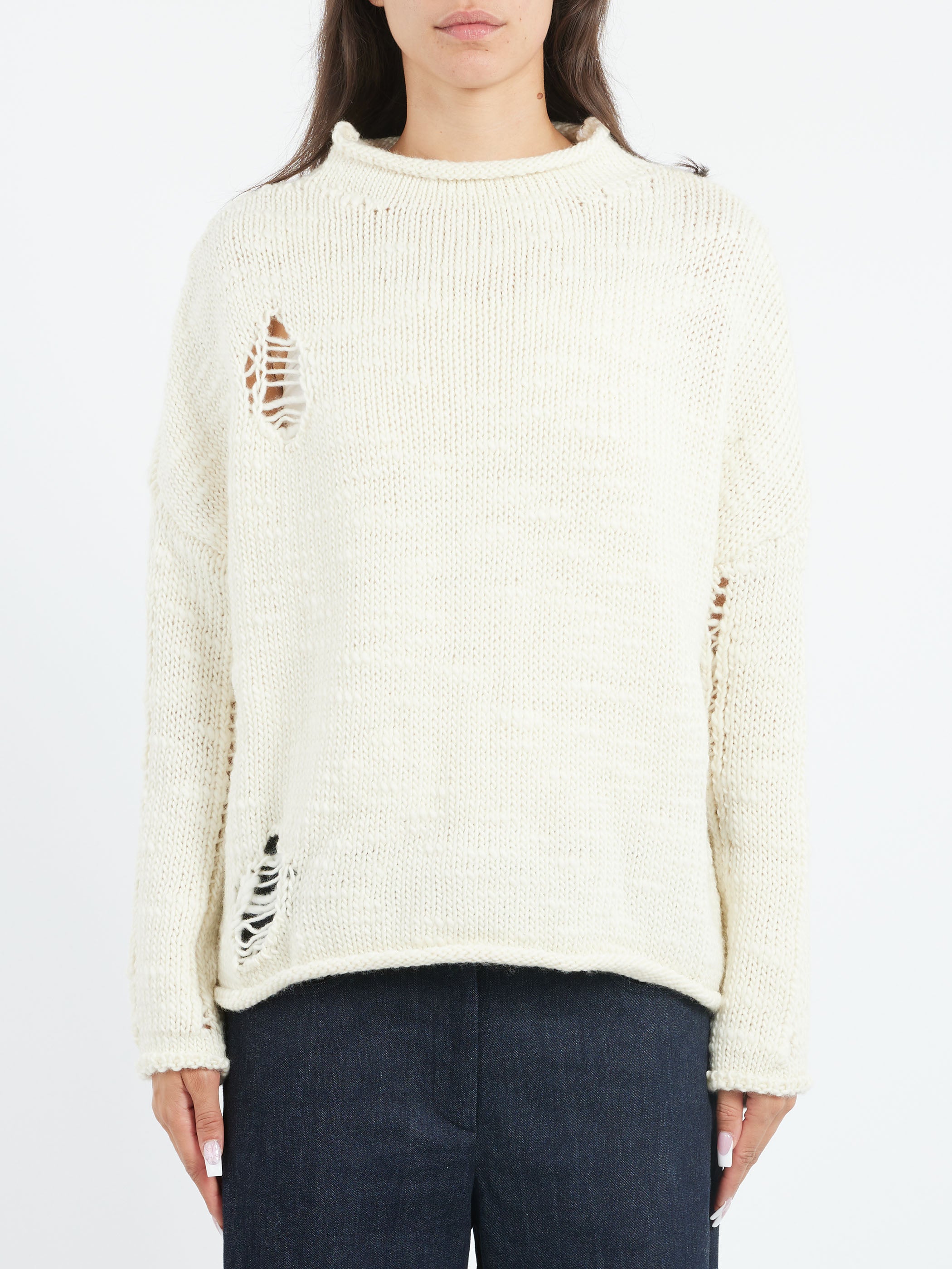 Sweater with Rips