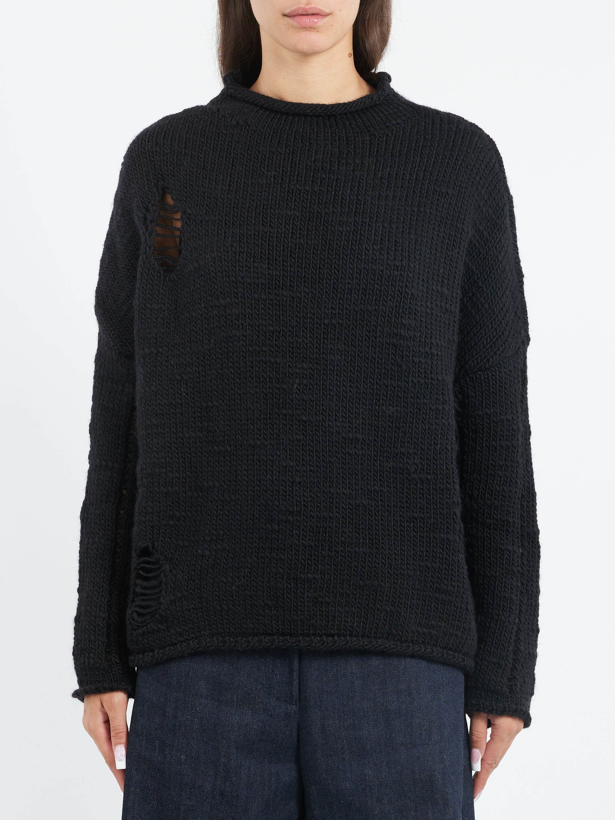 Sweater with Rips