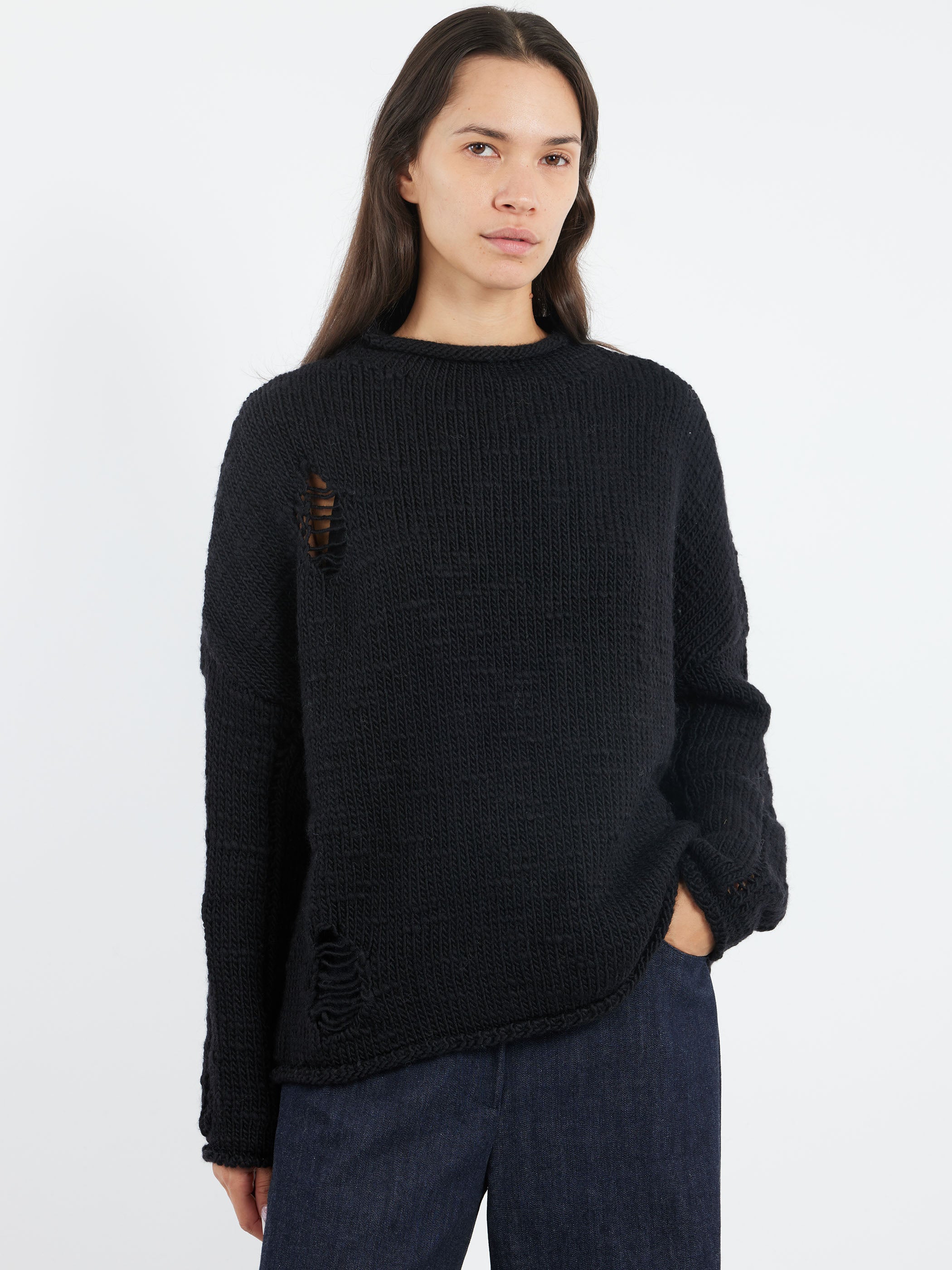 Sweater with Rips