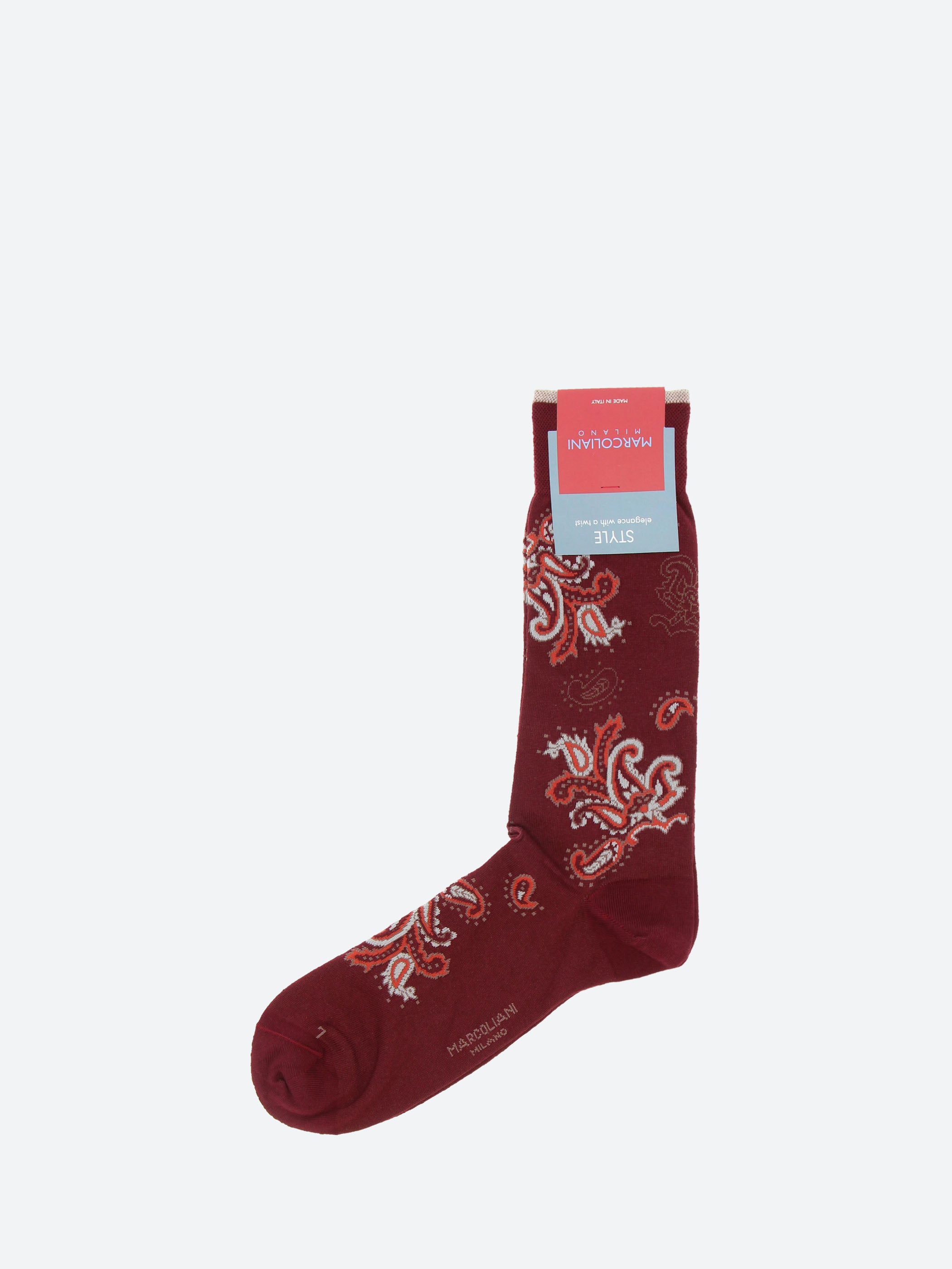 Jali Paisley Mid Calf Sock