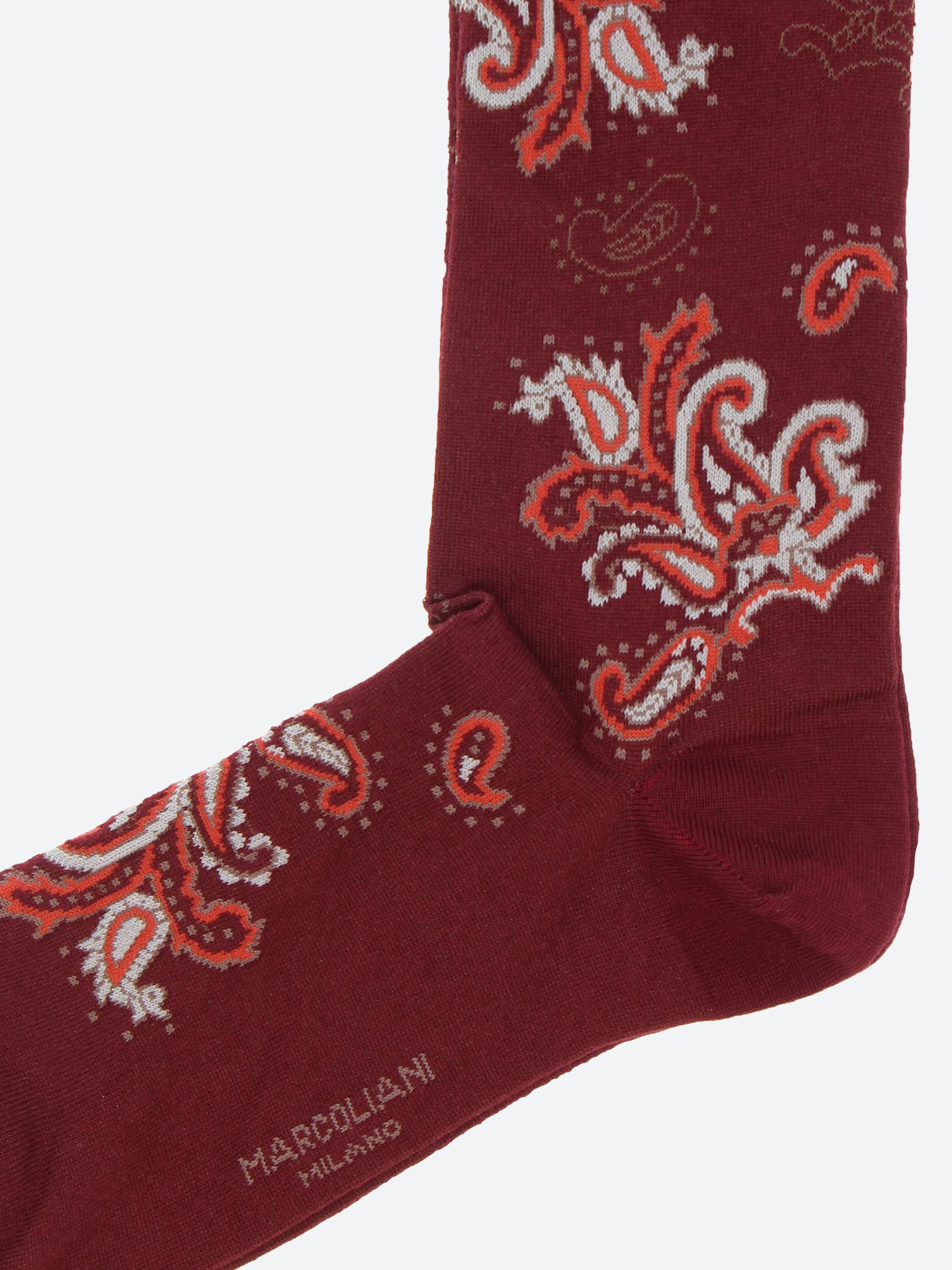 Jali Paisley Mid Calf Sock