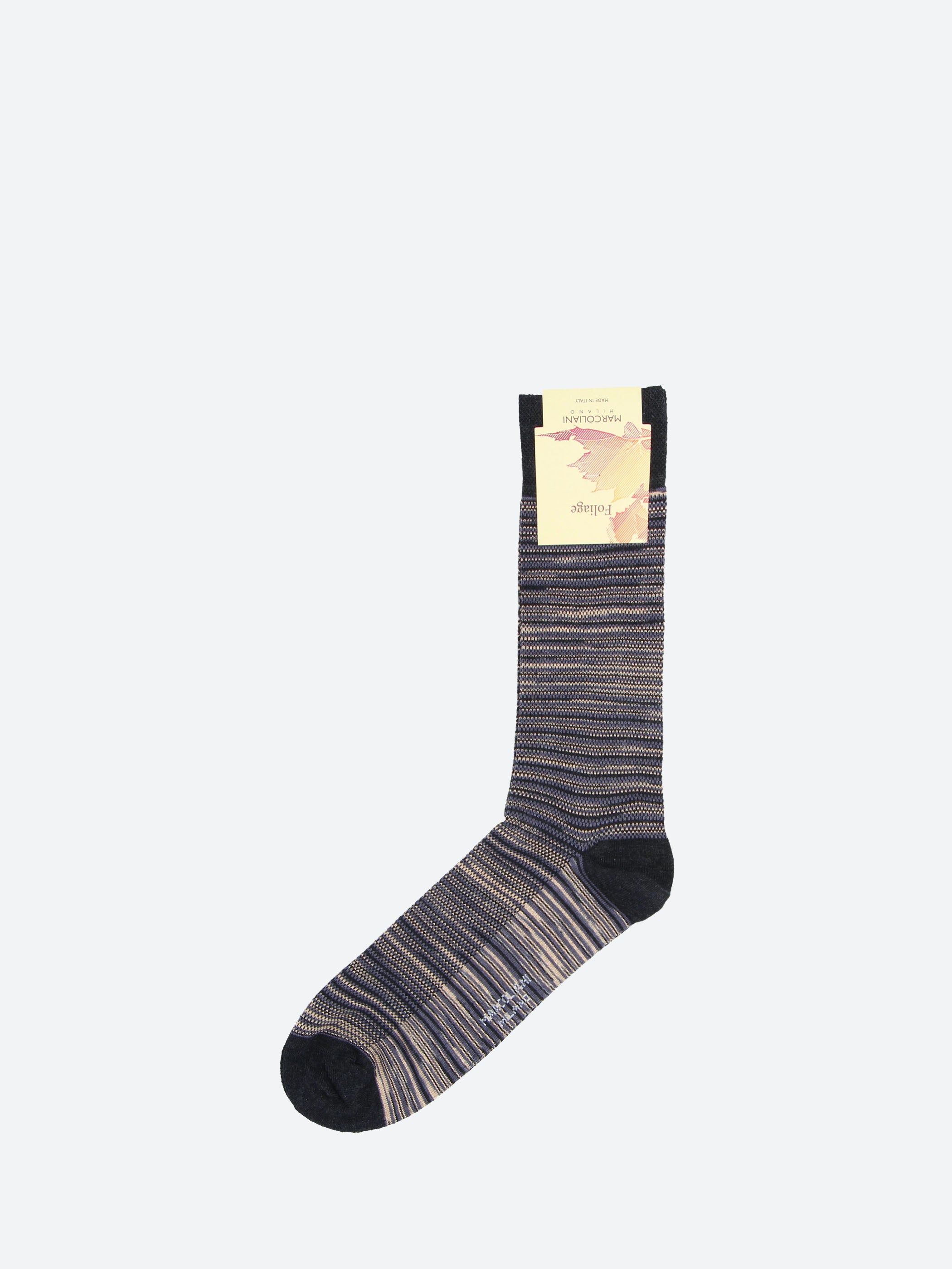 Shaded Pique Mid Calf Socks