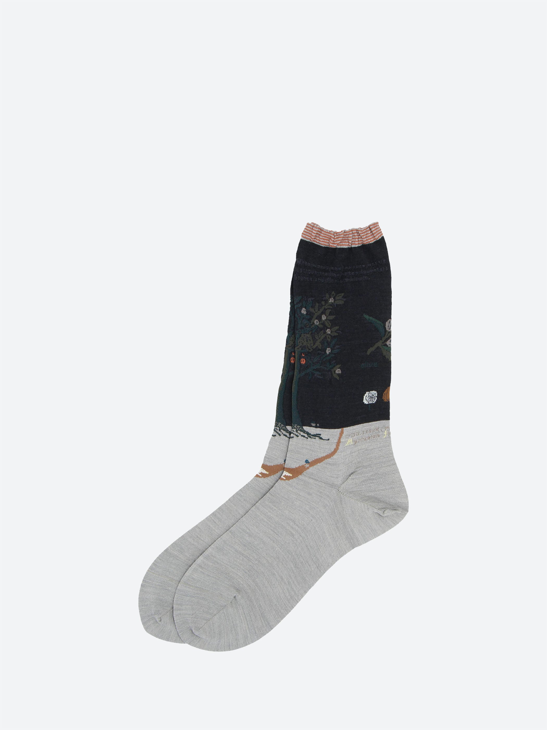 Olive Harvest Crew Sock