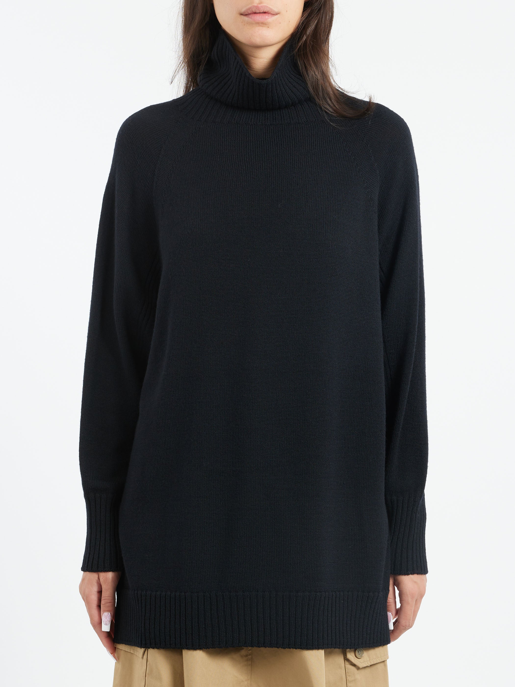 Raglan Sleeve Turtleneck