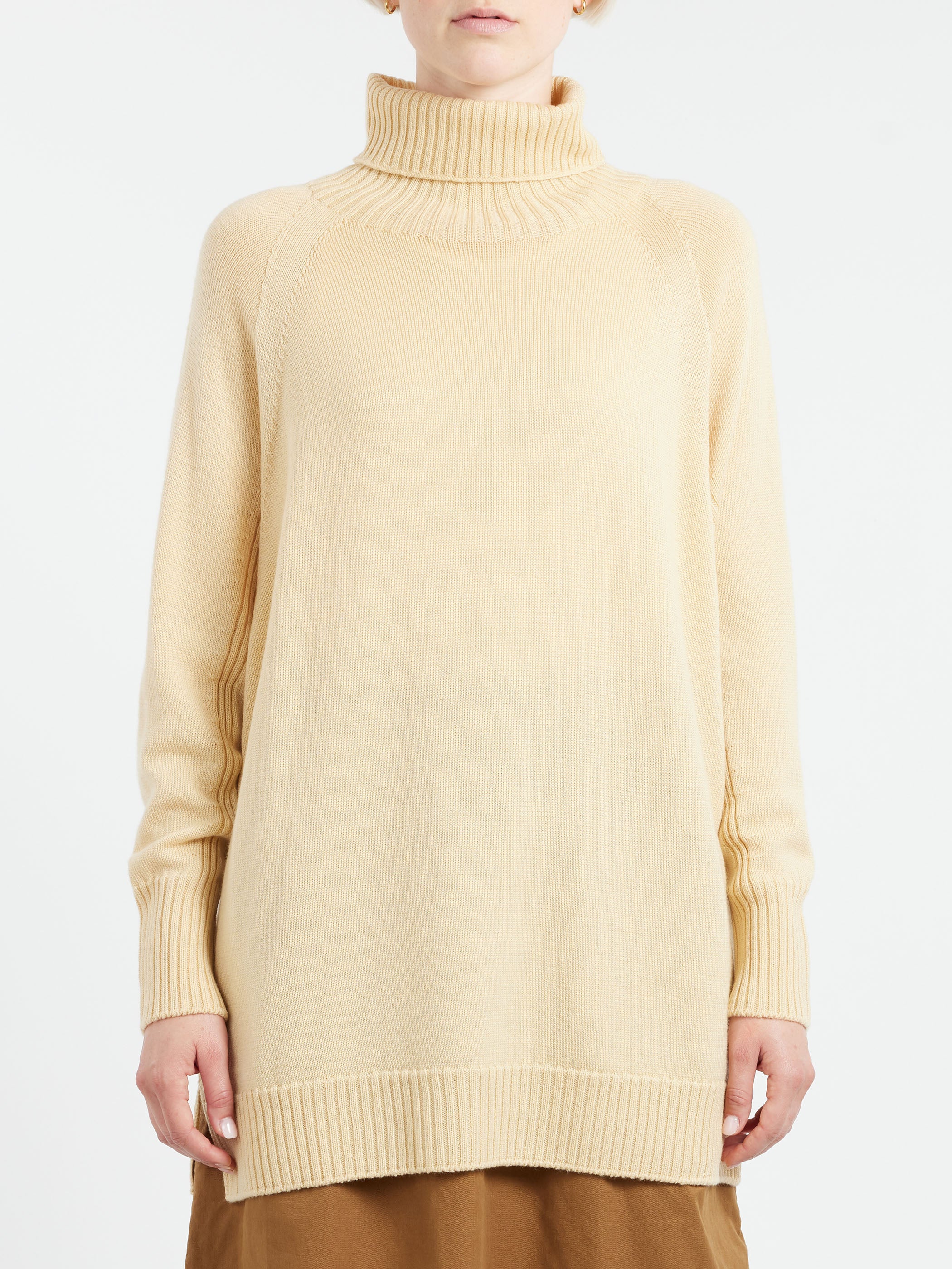 Raglan Sleeve Turtleneck