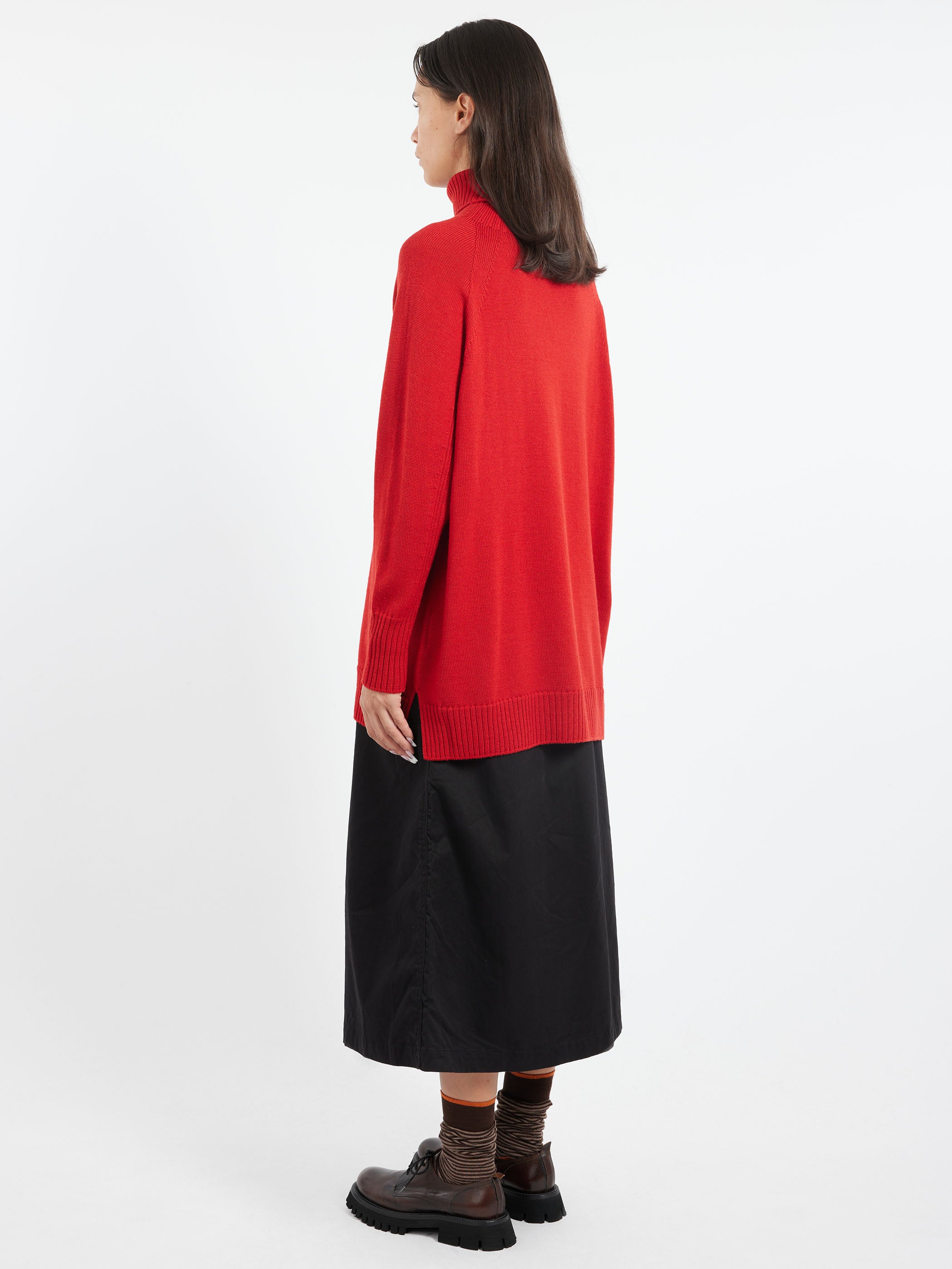 Raglan Sleeve Turtleneck