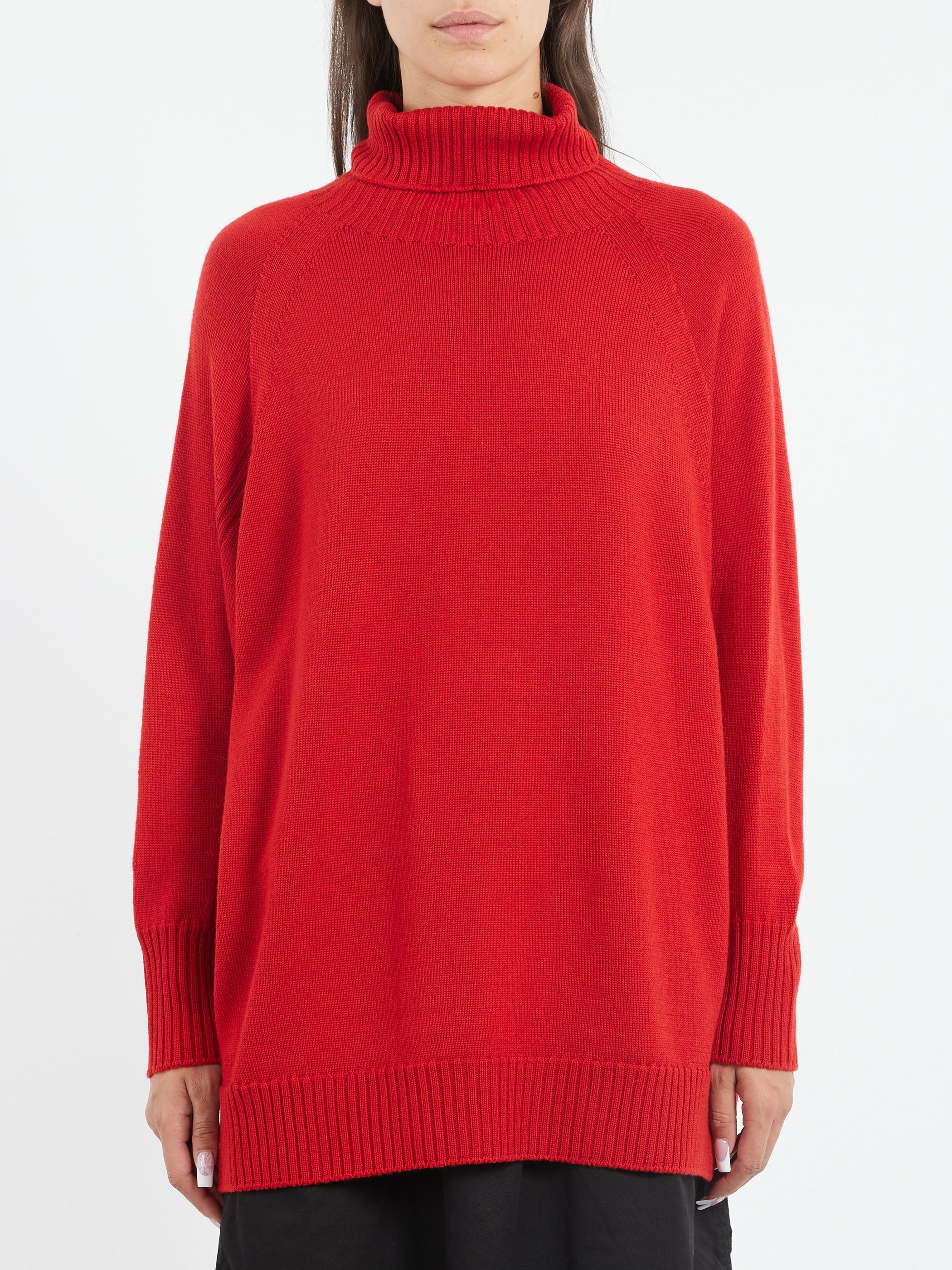 Raglan Sleeve Turtleneck