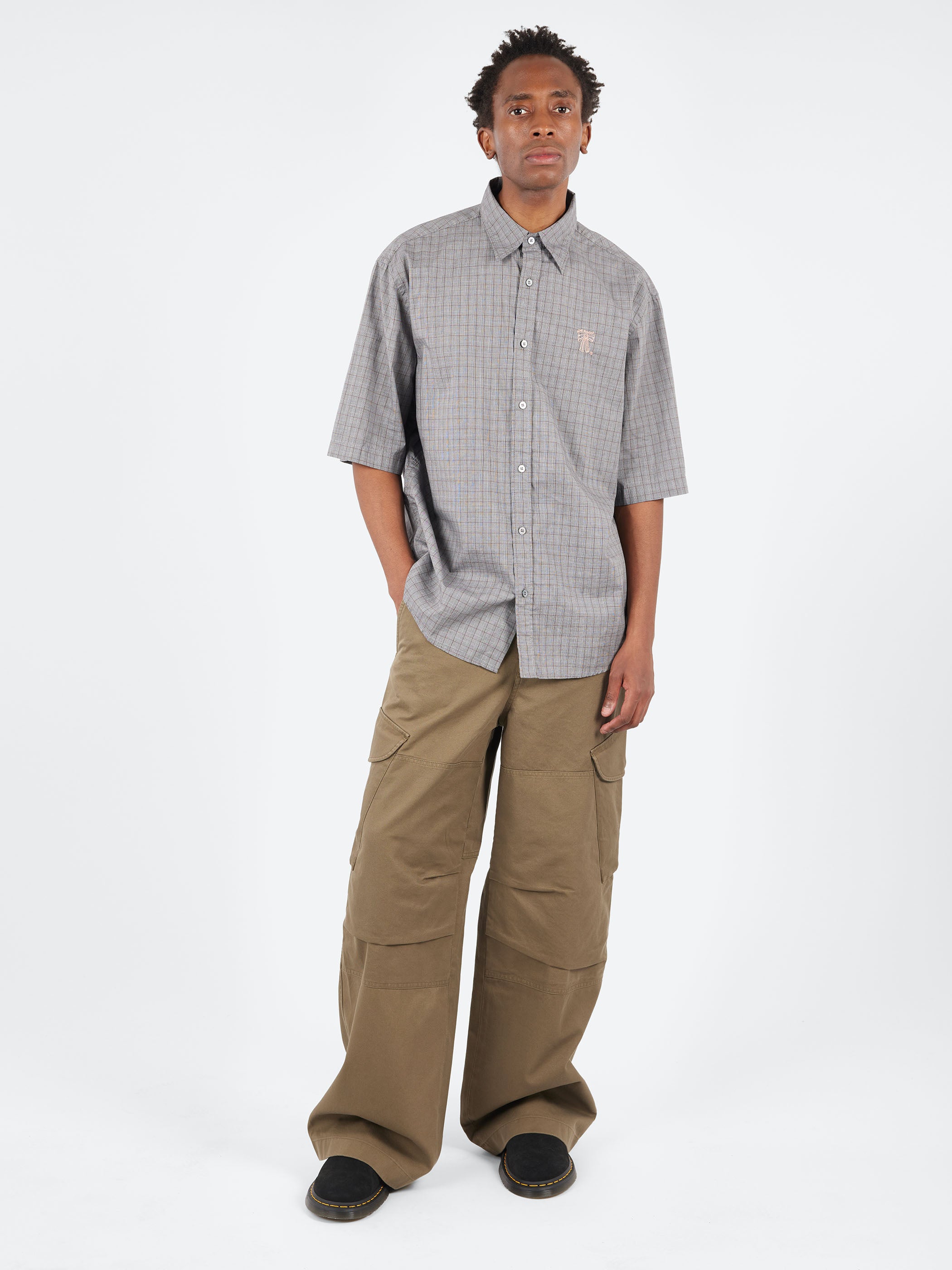 Short Sleeve Button-Up