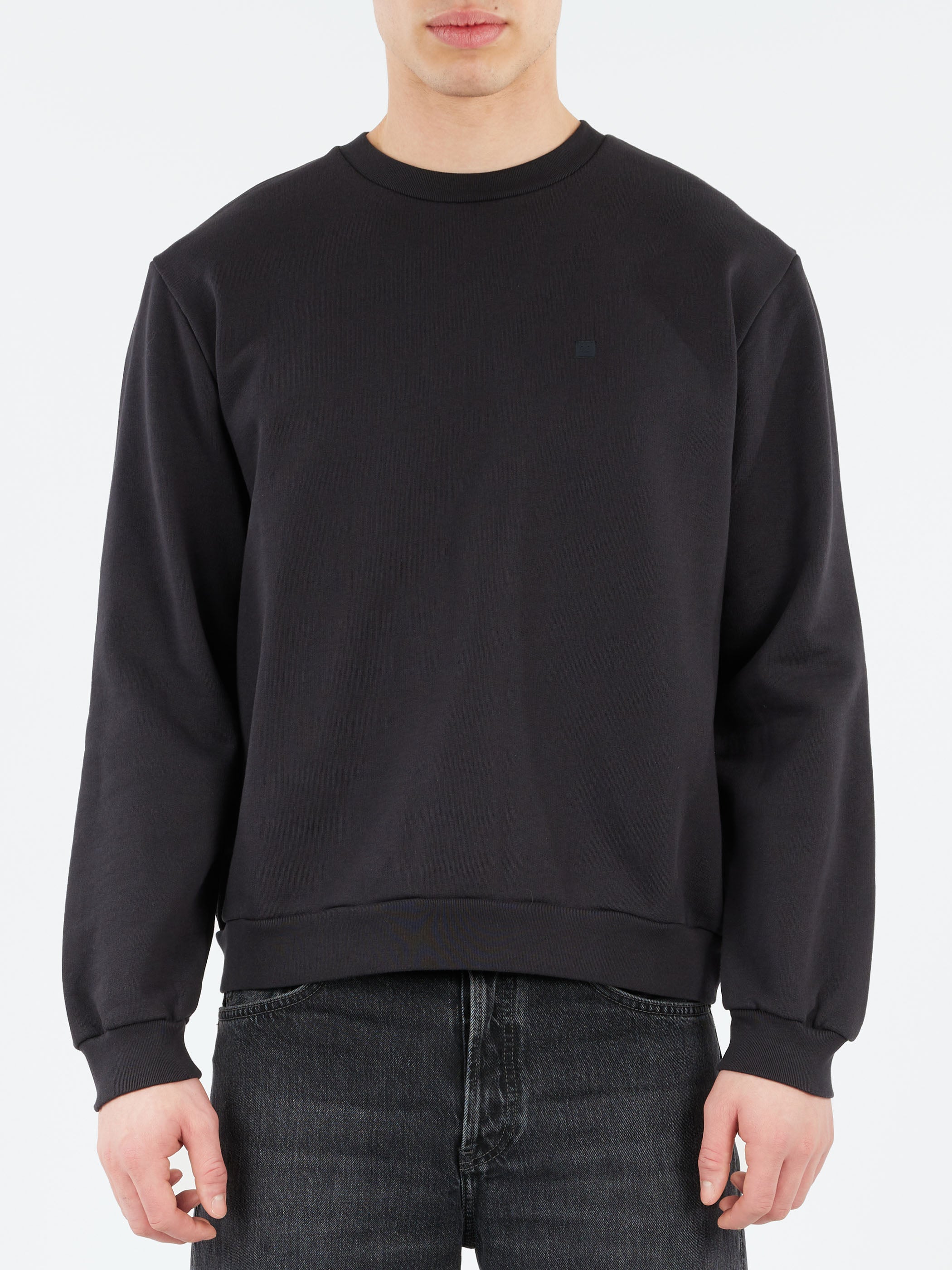 Crew Neck Fleece Sweater