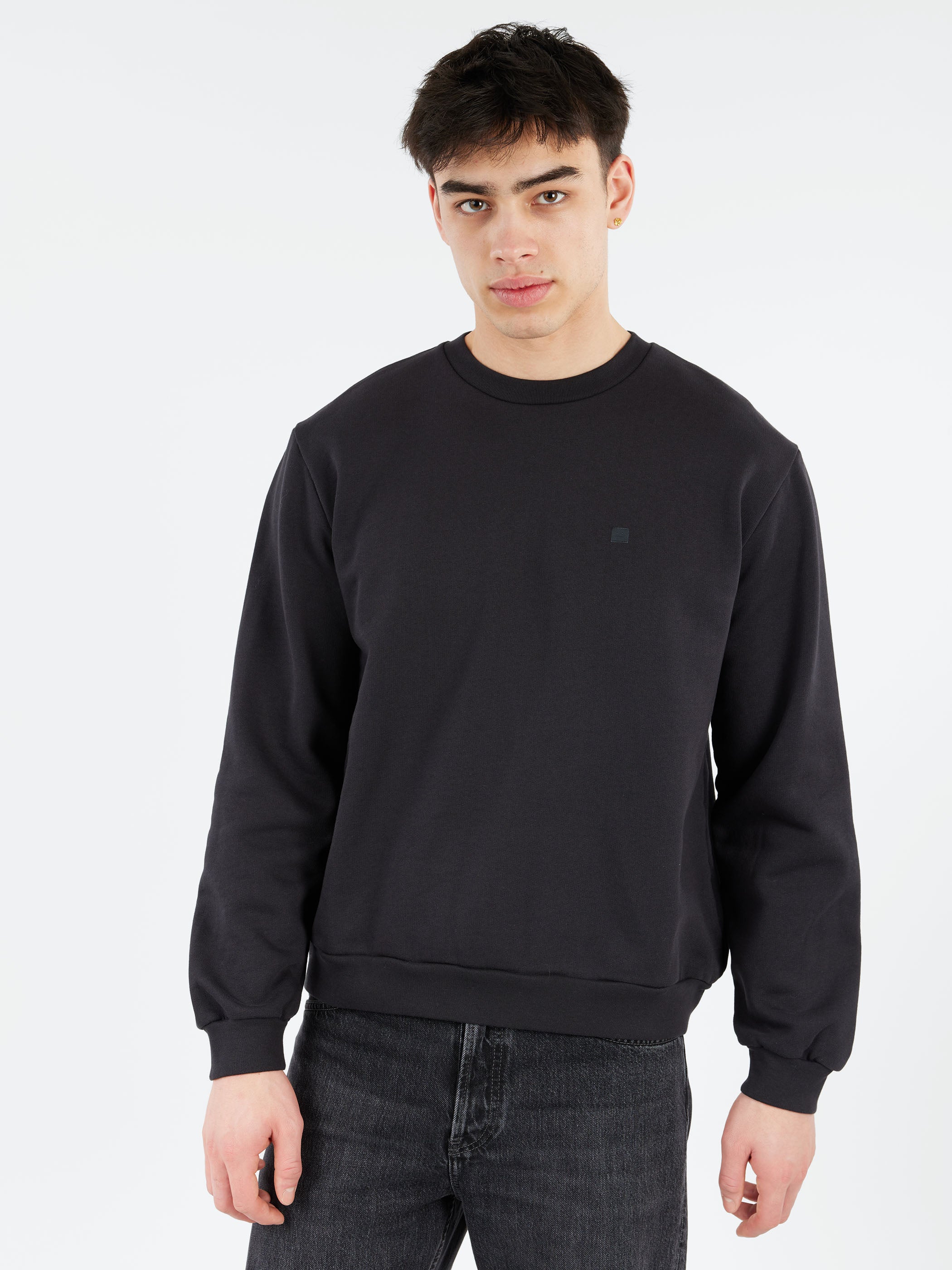 Crew Neck Fleece Sweater