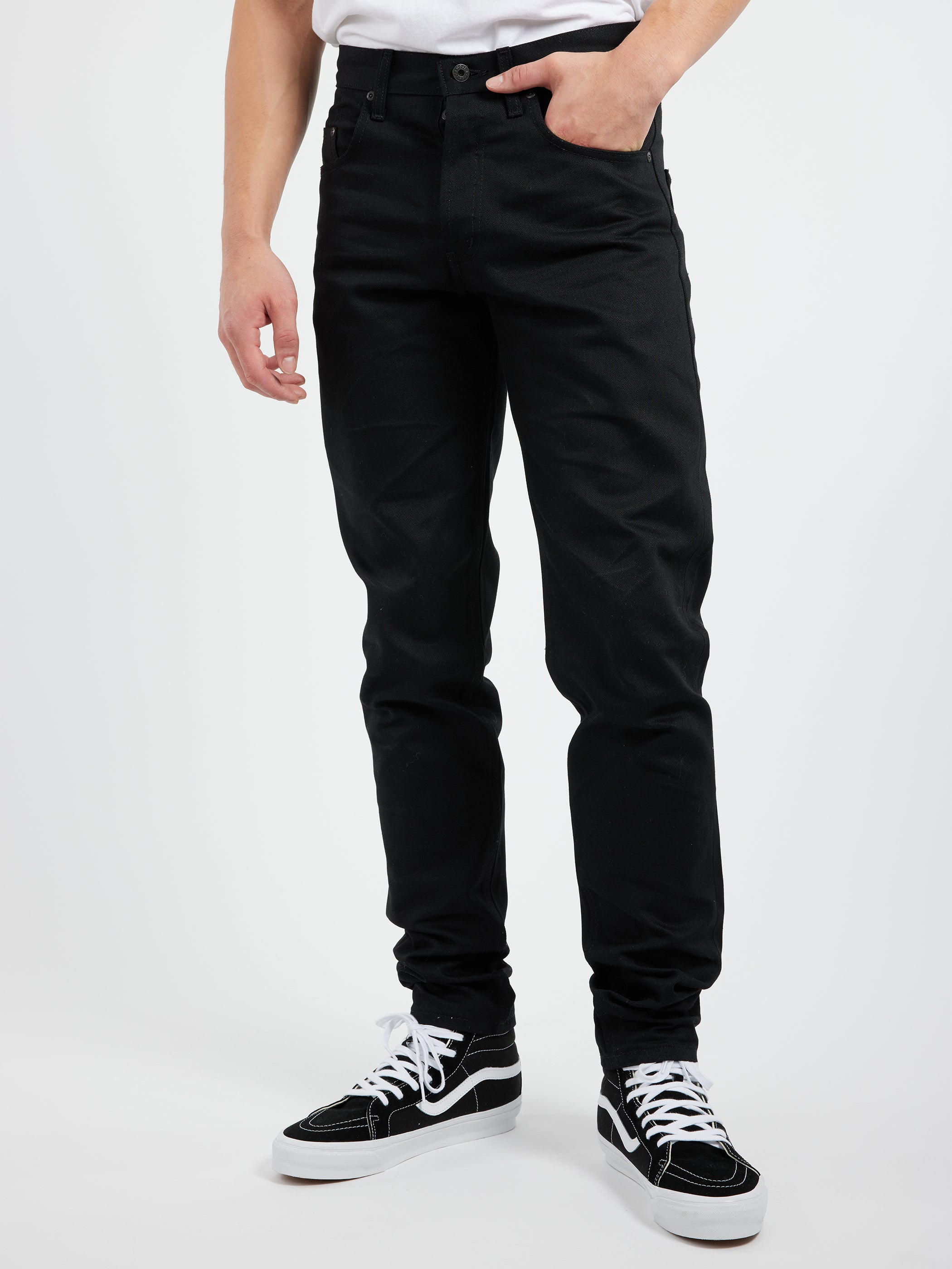 Solid Black Selvedge Easy Guy