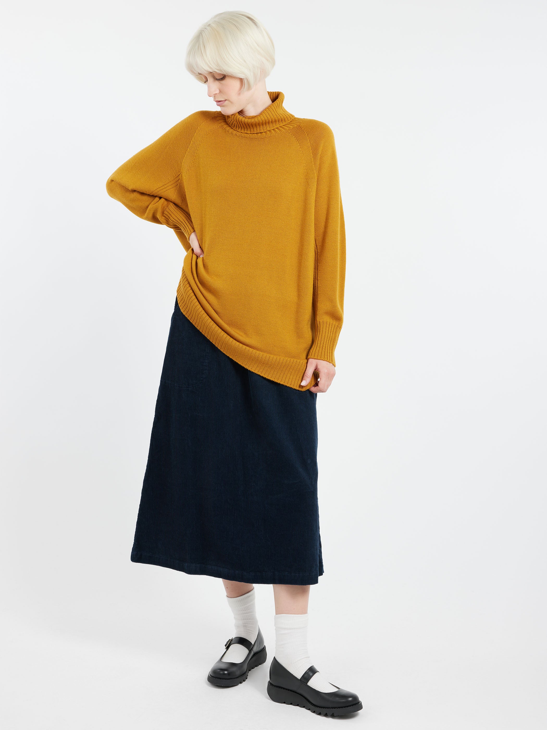 Corduroy Painter Skirt