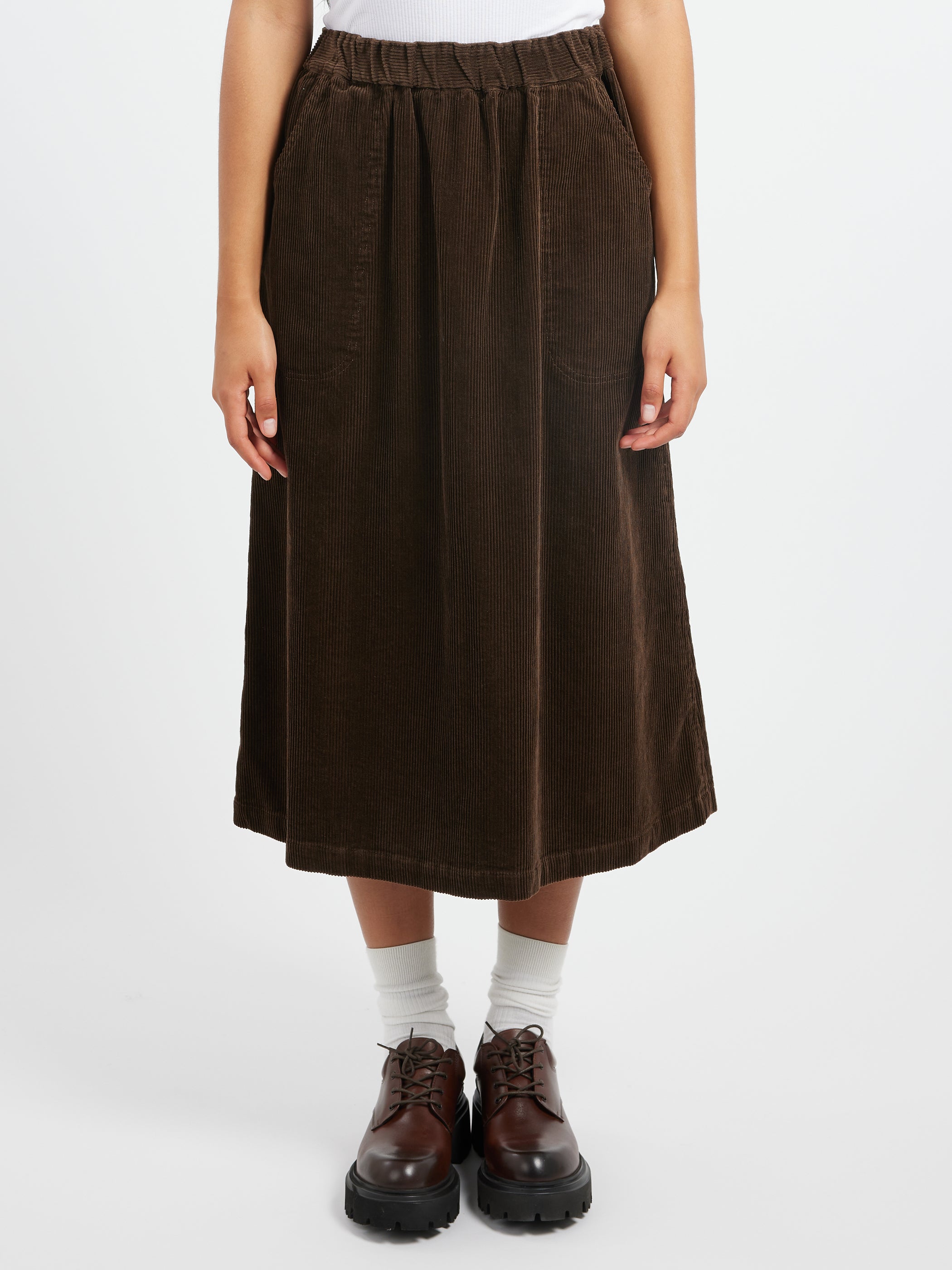 Corduroy Painter Skirt