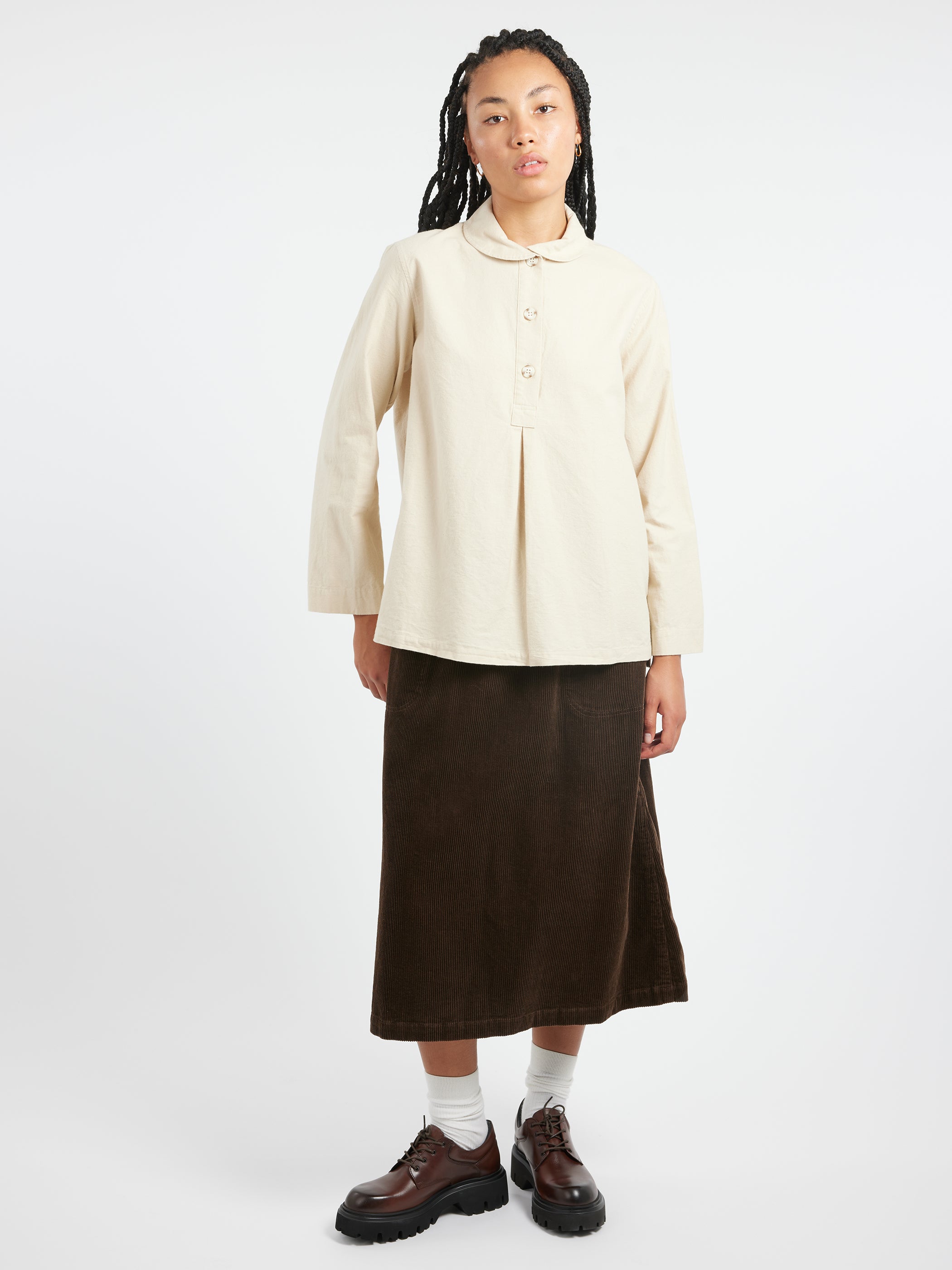 Corduroy Painter Skirt