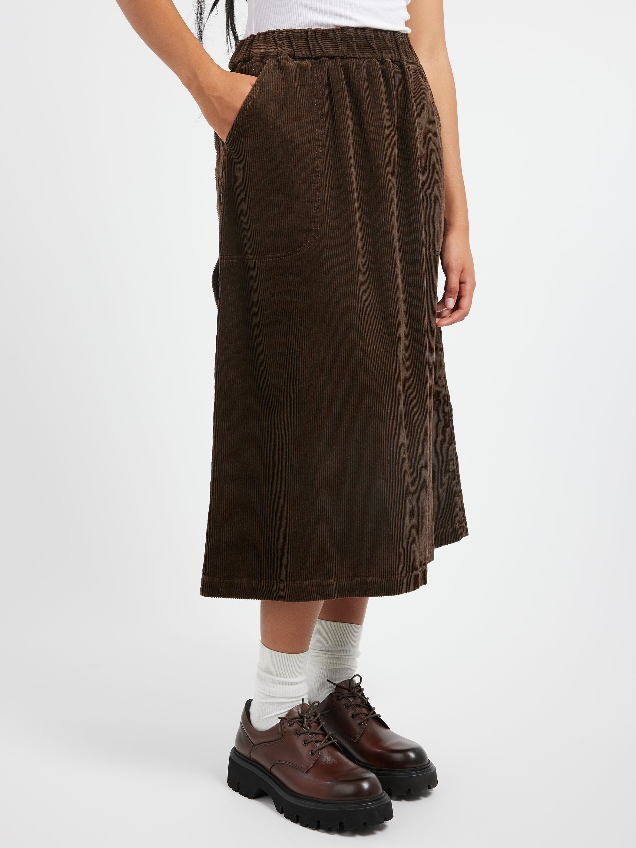 Corduroy Painter Skirt