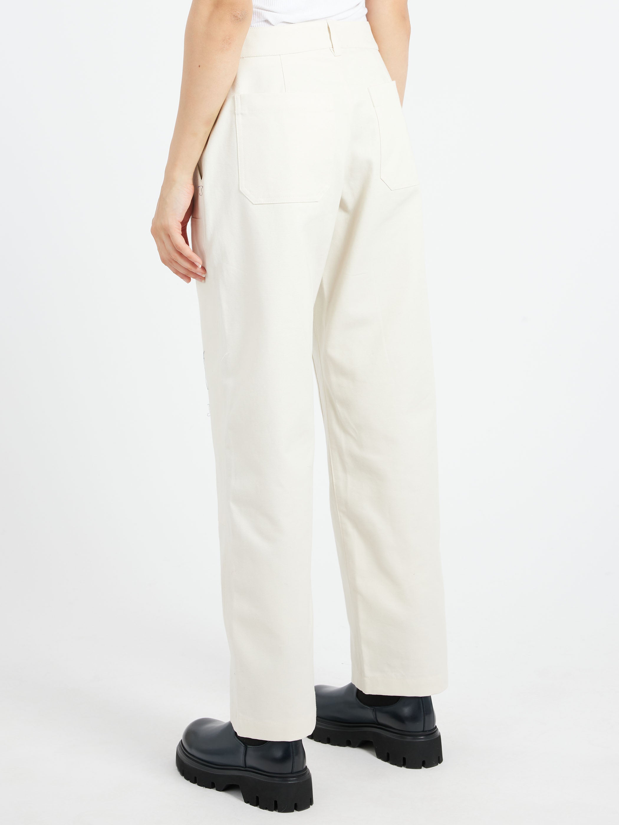 The Womens Mid-Rise Canvas Work Pant