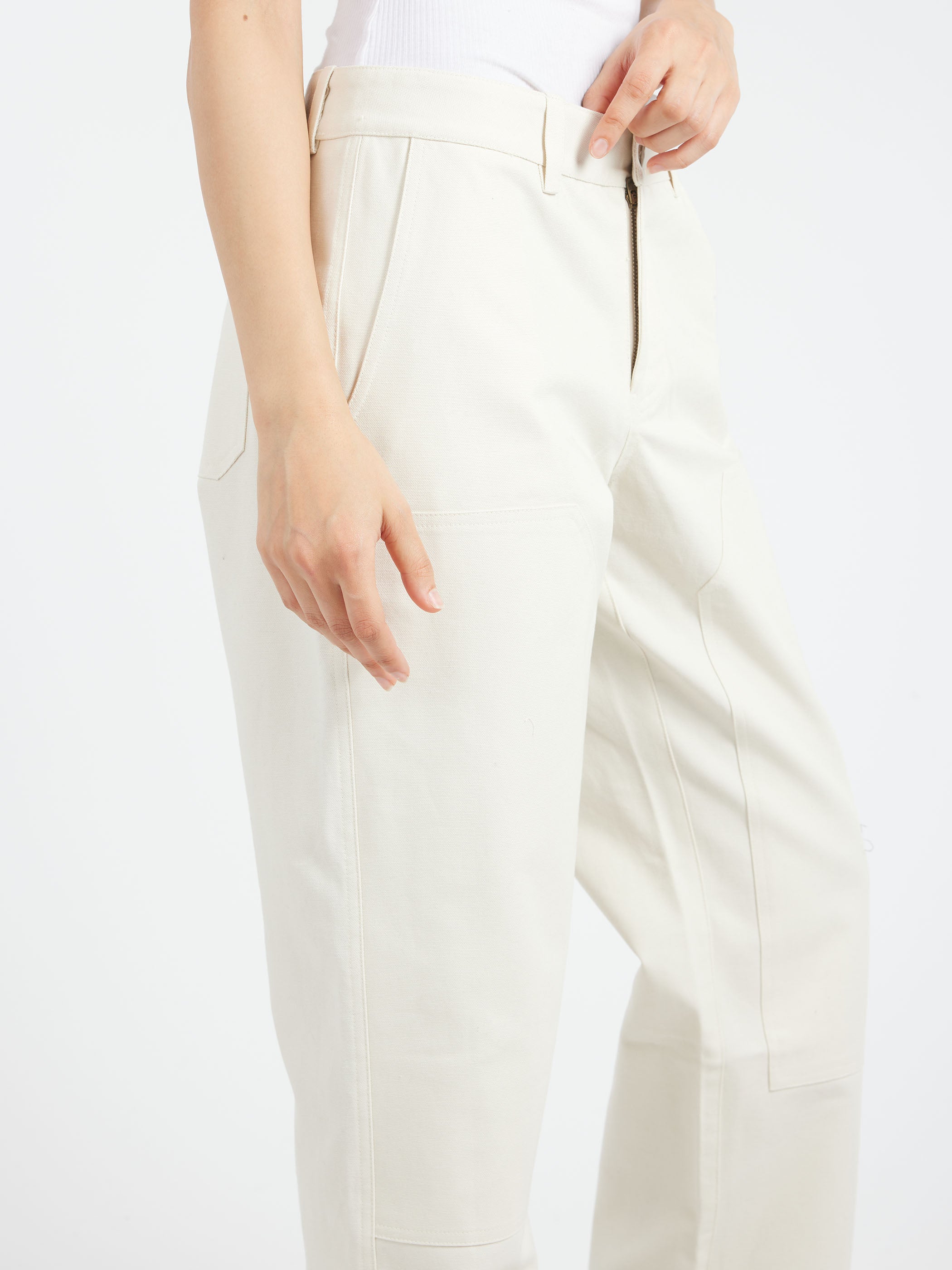 The Womens Mid-Rise Canvas Work Pant