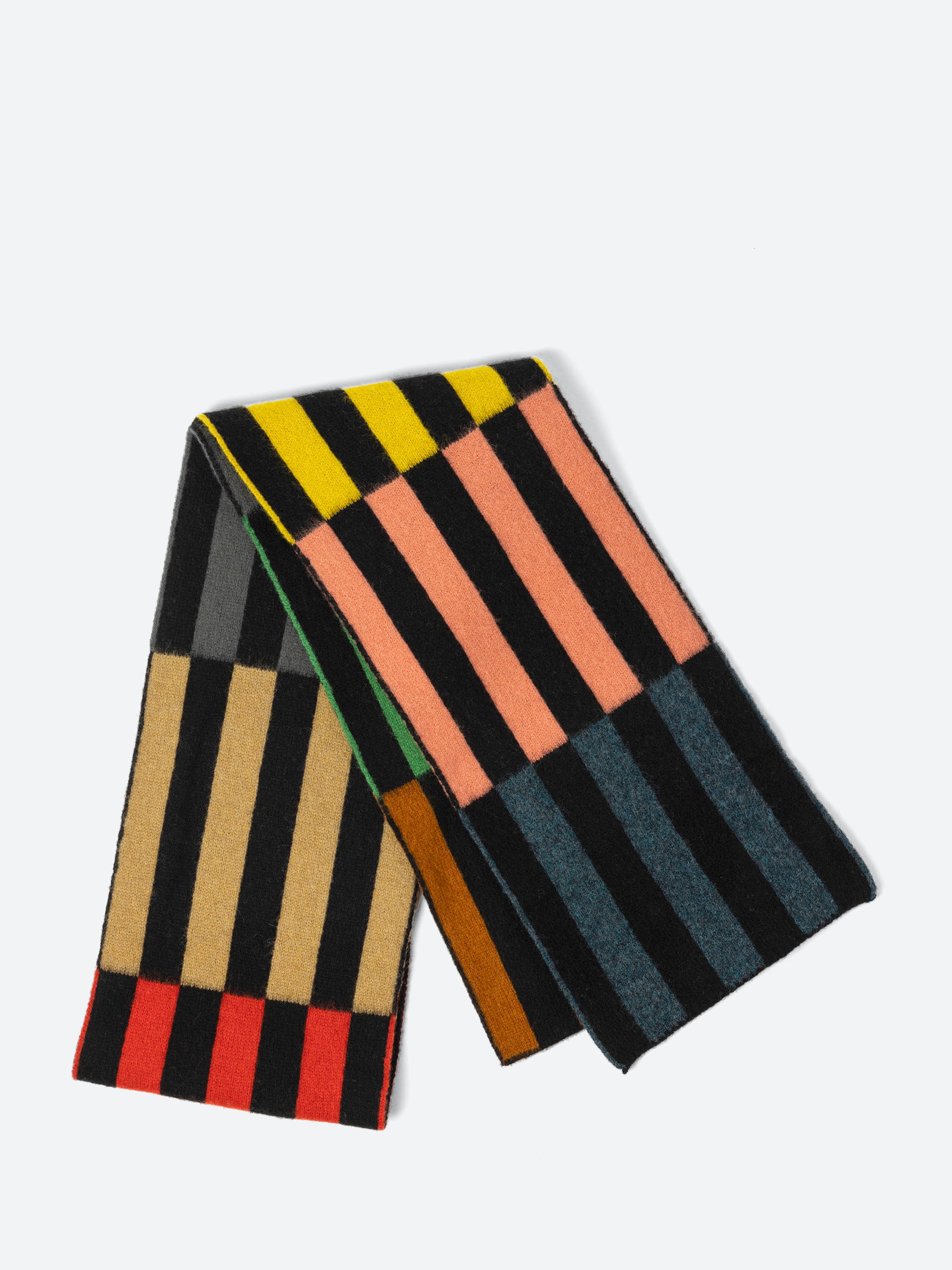 Multicolour Rectangles Scarf