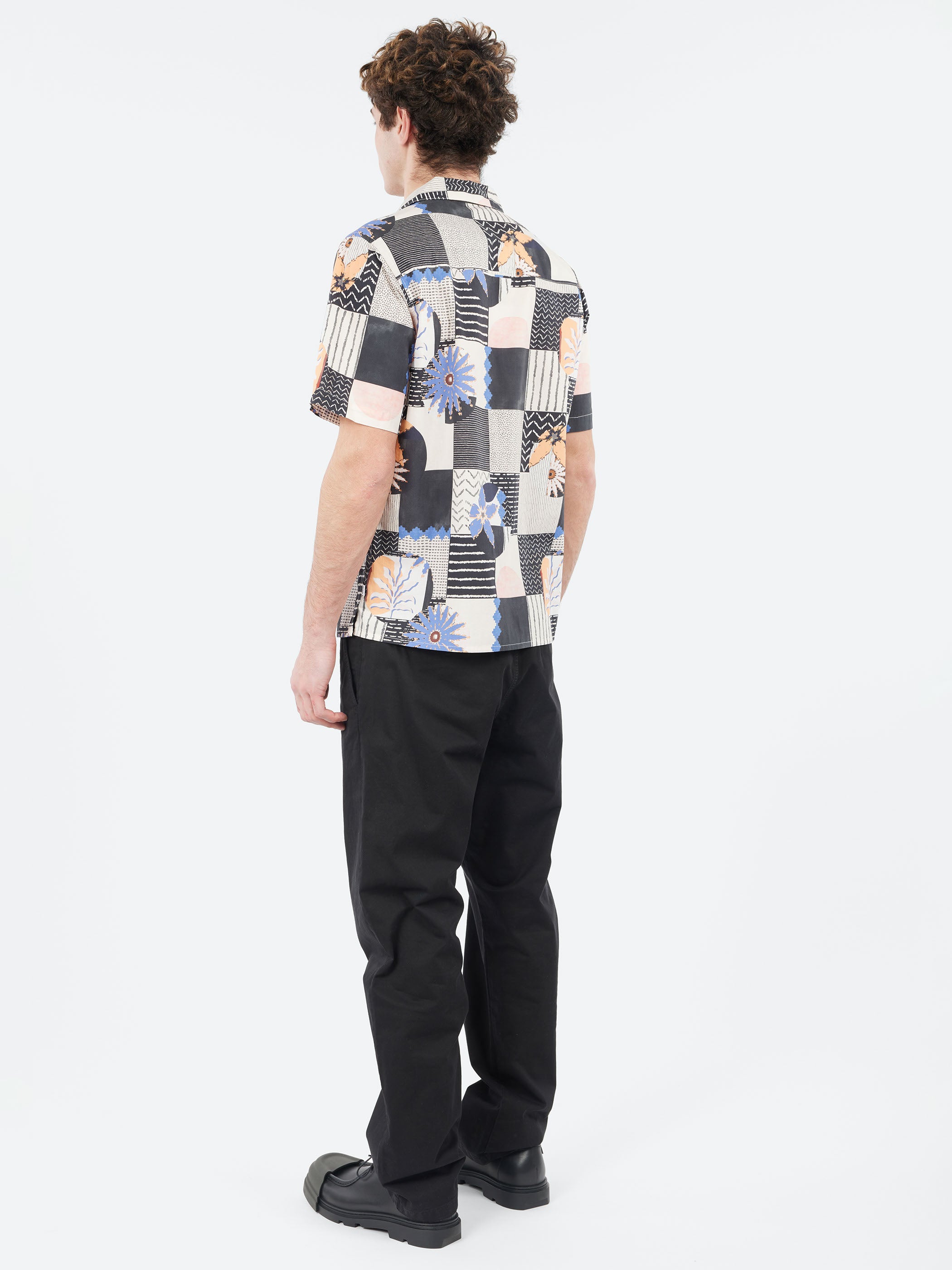 Didcot Grid Floral Short Sleeve Shirt