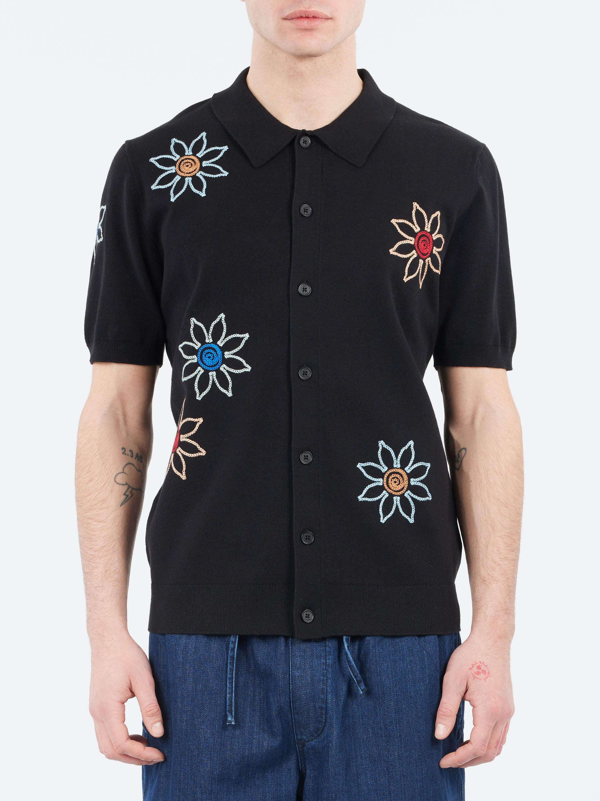 Tellaro Embroidered Knitted Cotton Polo